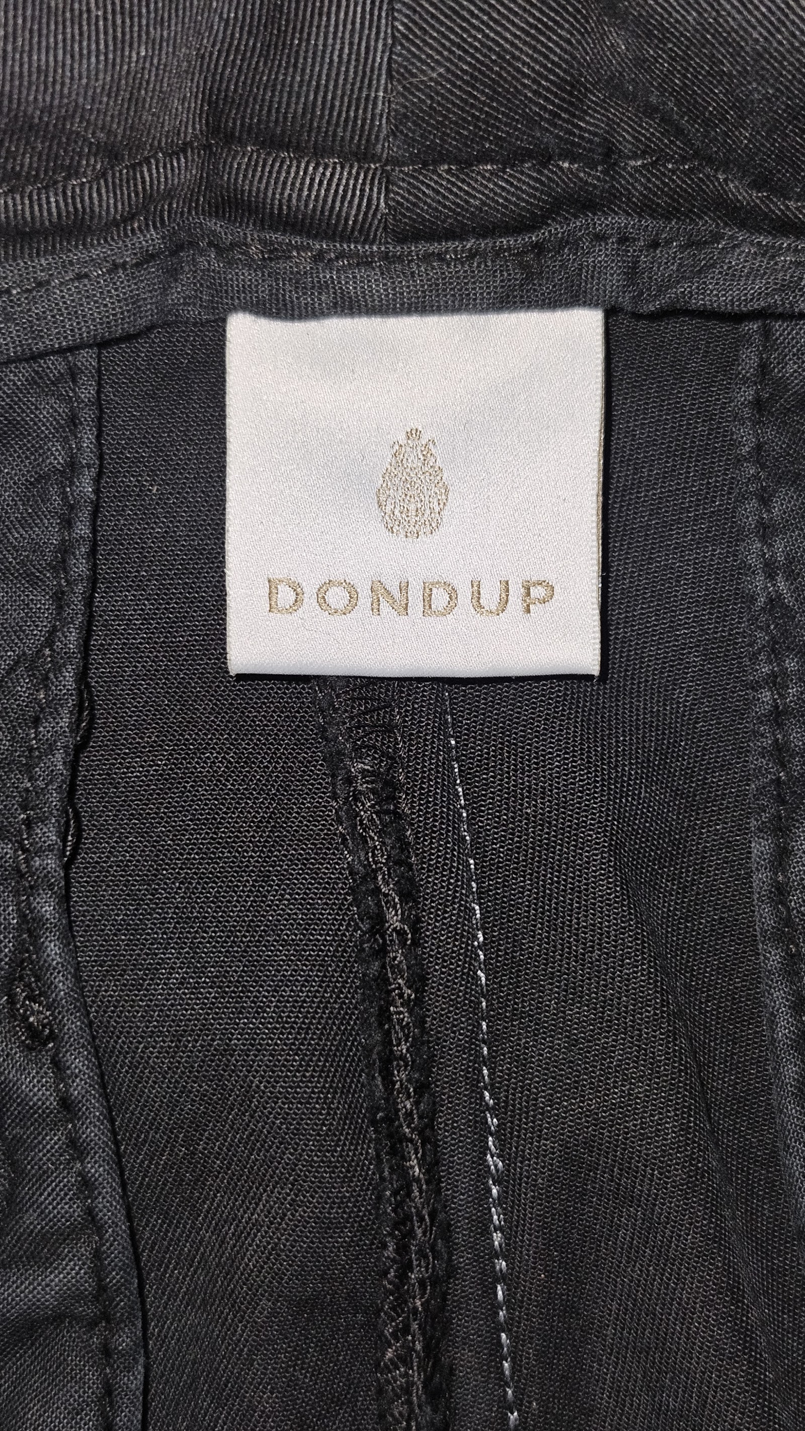 Dondup Charcoal Button Pocket Slim Trousers, Labelled 30, photo 3