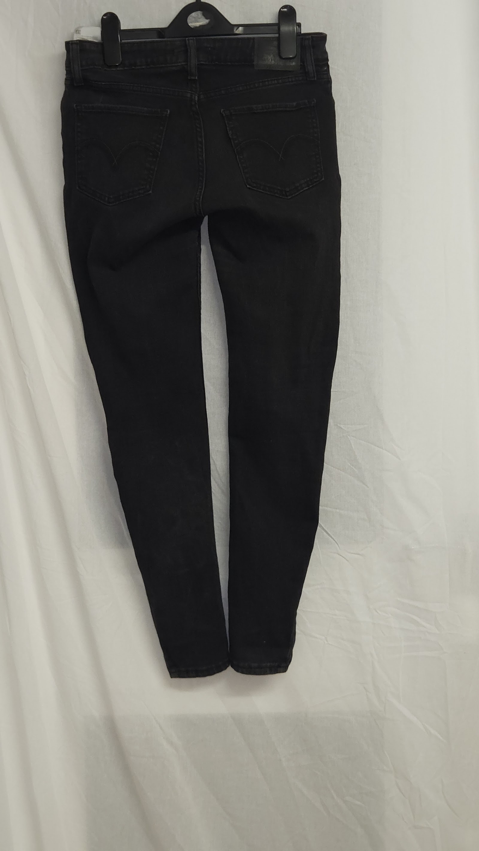 Unbranded Washed Black 535 Super Skinny Jeans, 30 (labelled), photo 2