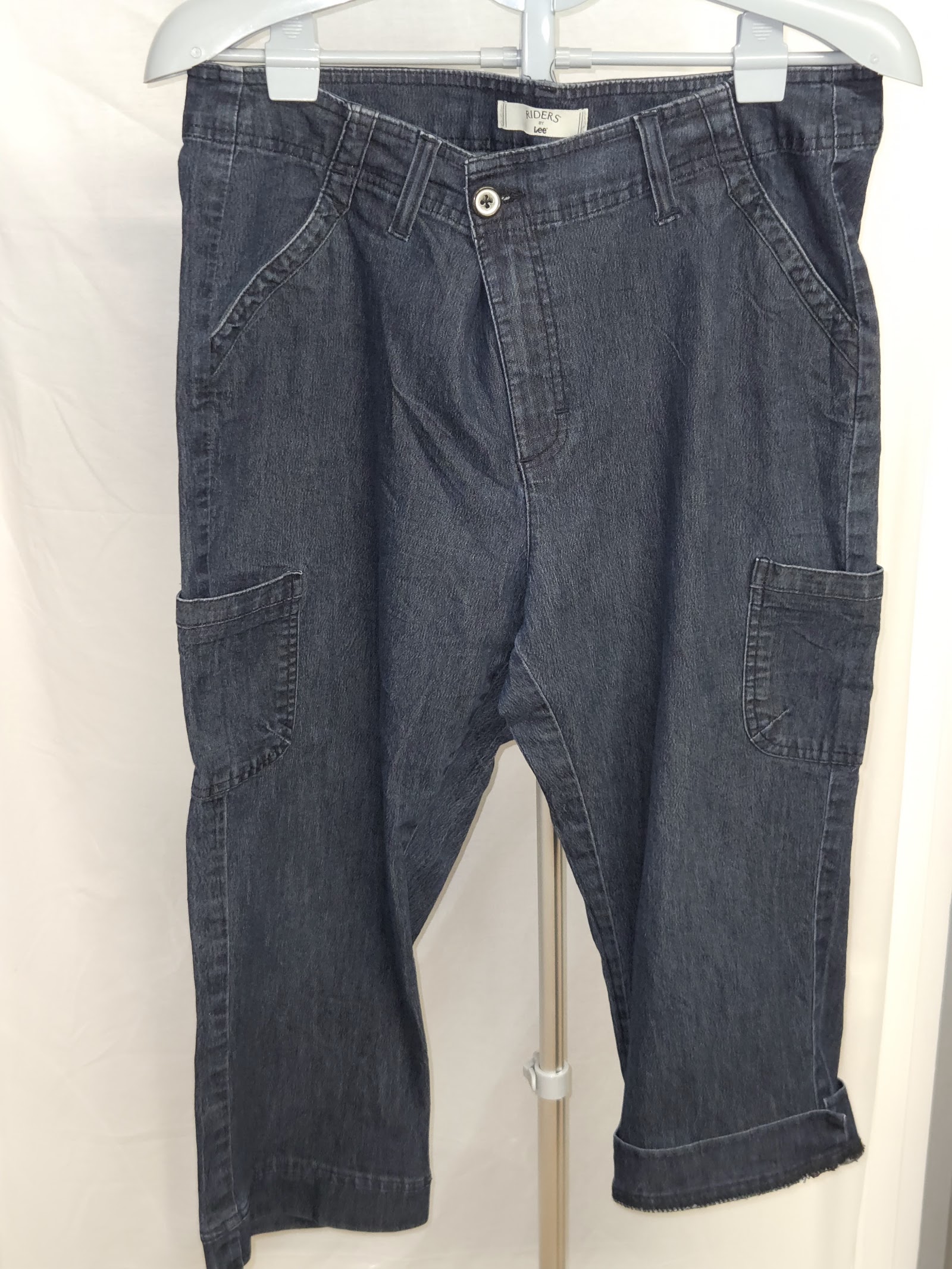 Riders by Lee Women's Cargo Capri Jeans Size 16 Medium
