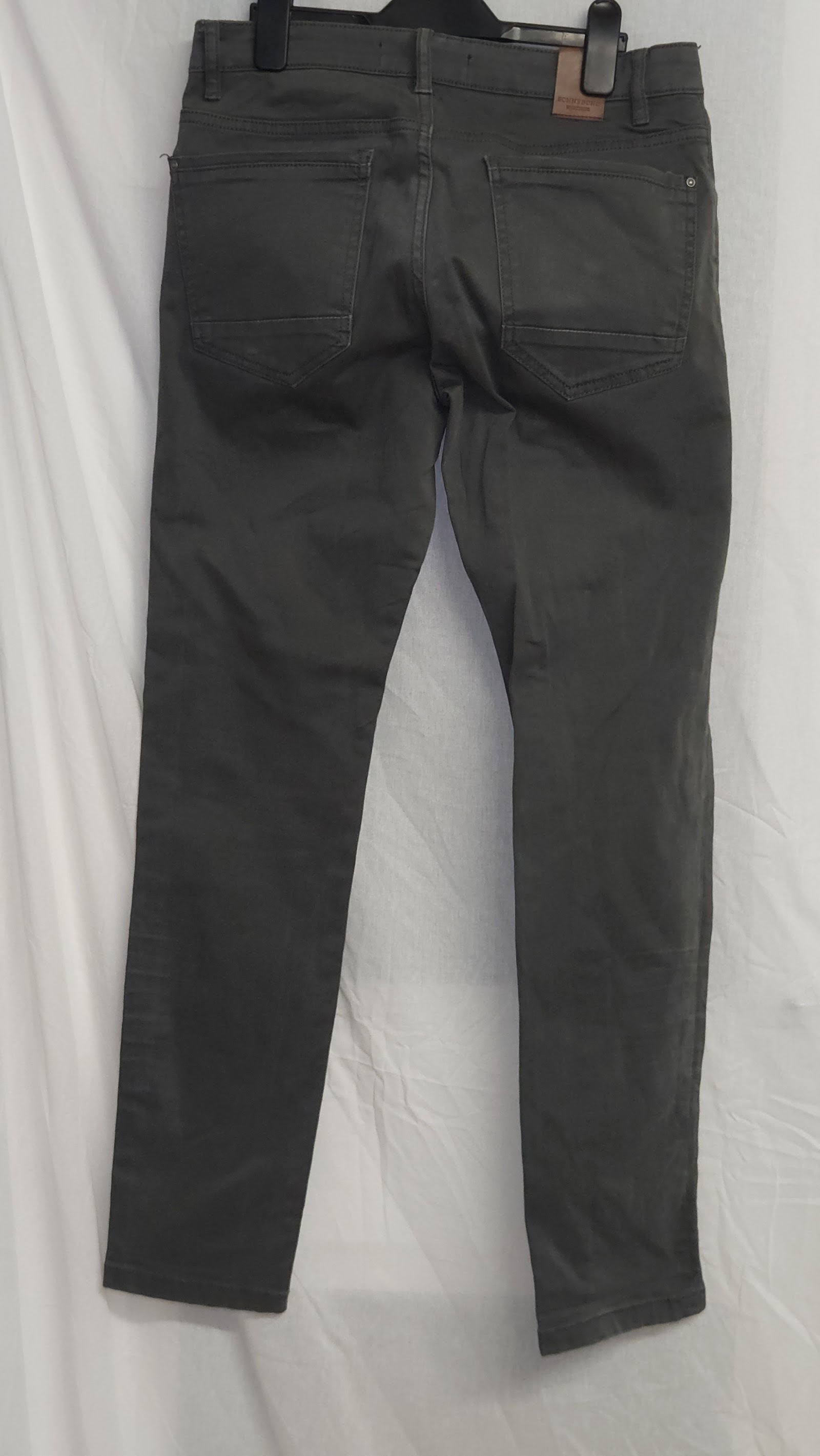 Sonny Bono Grey Green Skinny Fit Stretch Jeans, Labelled 44 — sizing system unspecified, photo 2