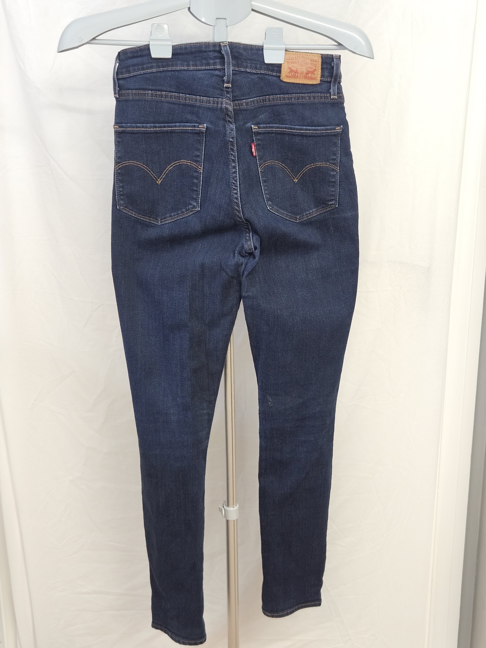Genuine Levi's 721 High Rise Skinny Dark Blue Jeans Size 29, 29, photo 2