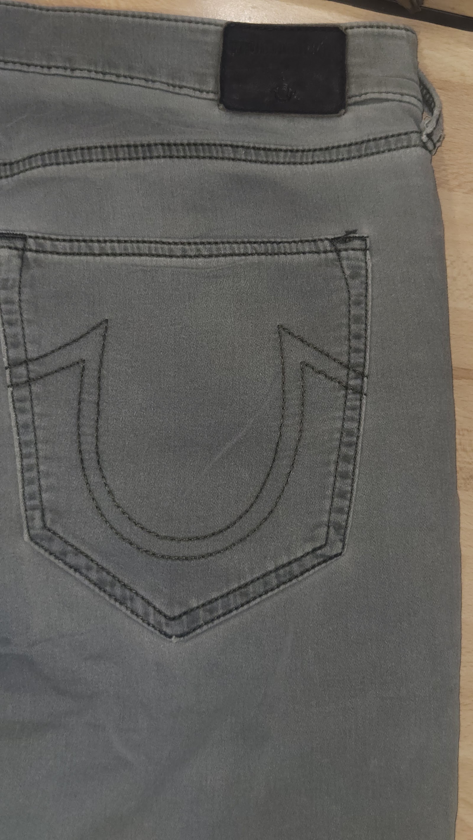 SMART Blue Cargo Jeans Contrast Utility Pockets