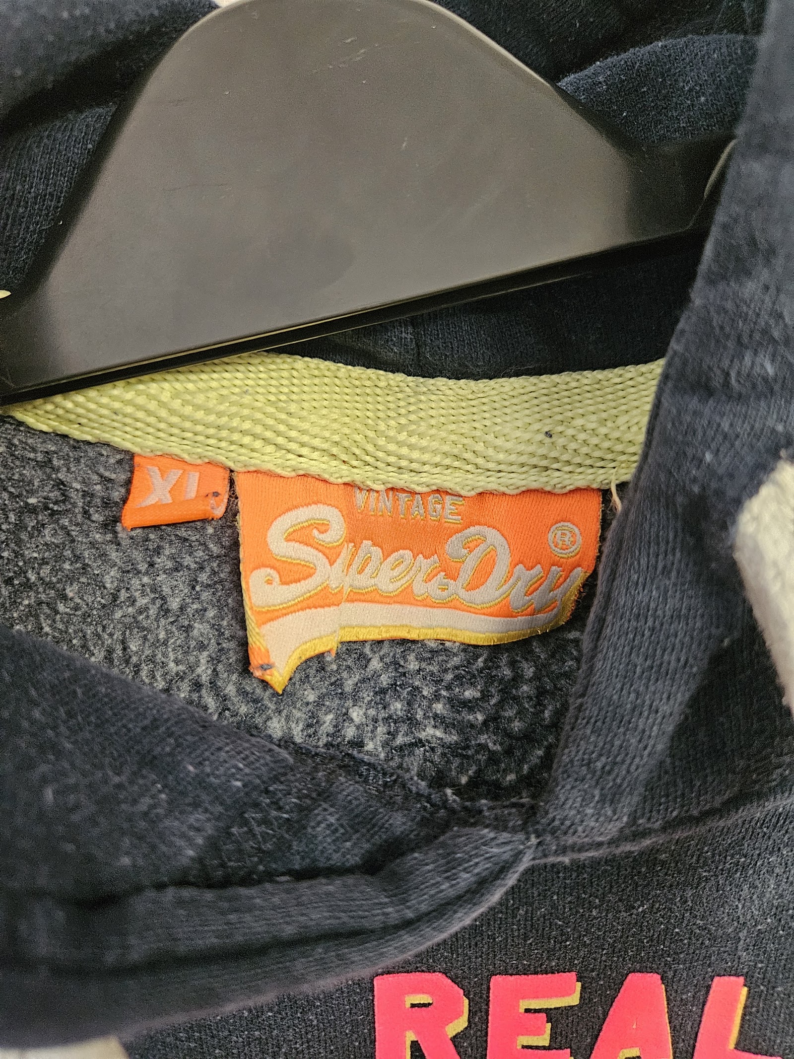 Genuine Superdry Navy Real Superdry pullover hoodie, XL, photo 2