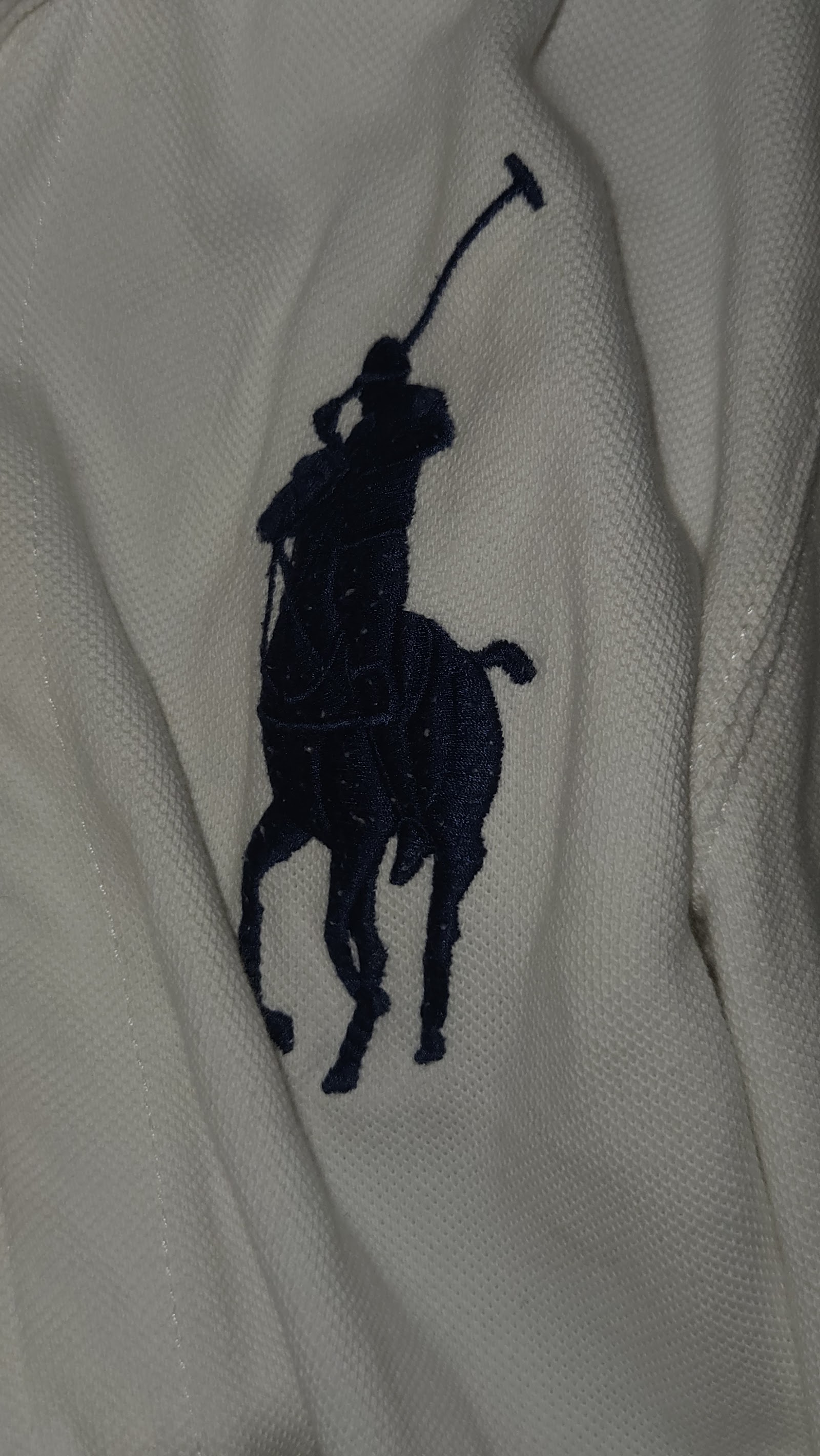 Polo by Ralph Lauren White Long Sleeve Piped Polo Shirt, S (labelled), photo 5