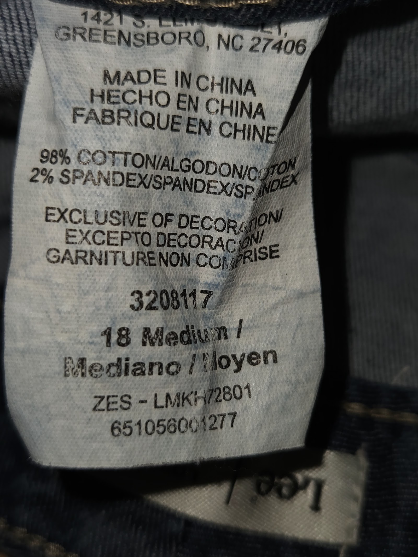 Genuine Lee Women's Lower Waist Cropped Capri Jeans Size 18 Medium, 18 Medium, photo 4