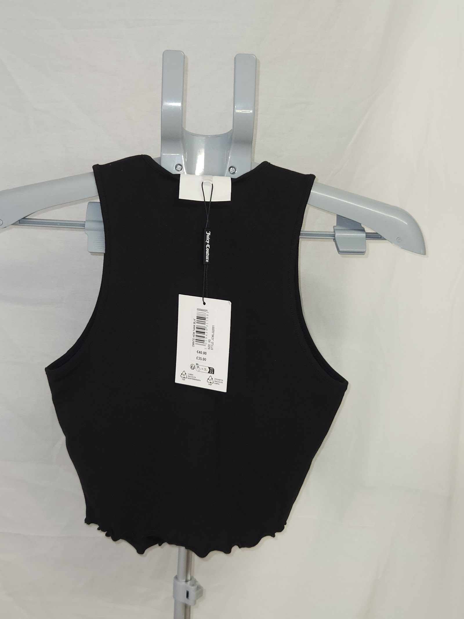 Genuine Juicy Couture Black Rhinestone Tank Top XS NWT RRP £35, XS, photo 2