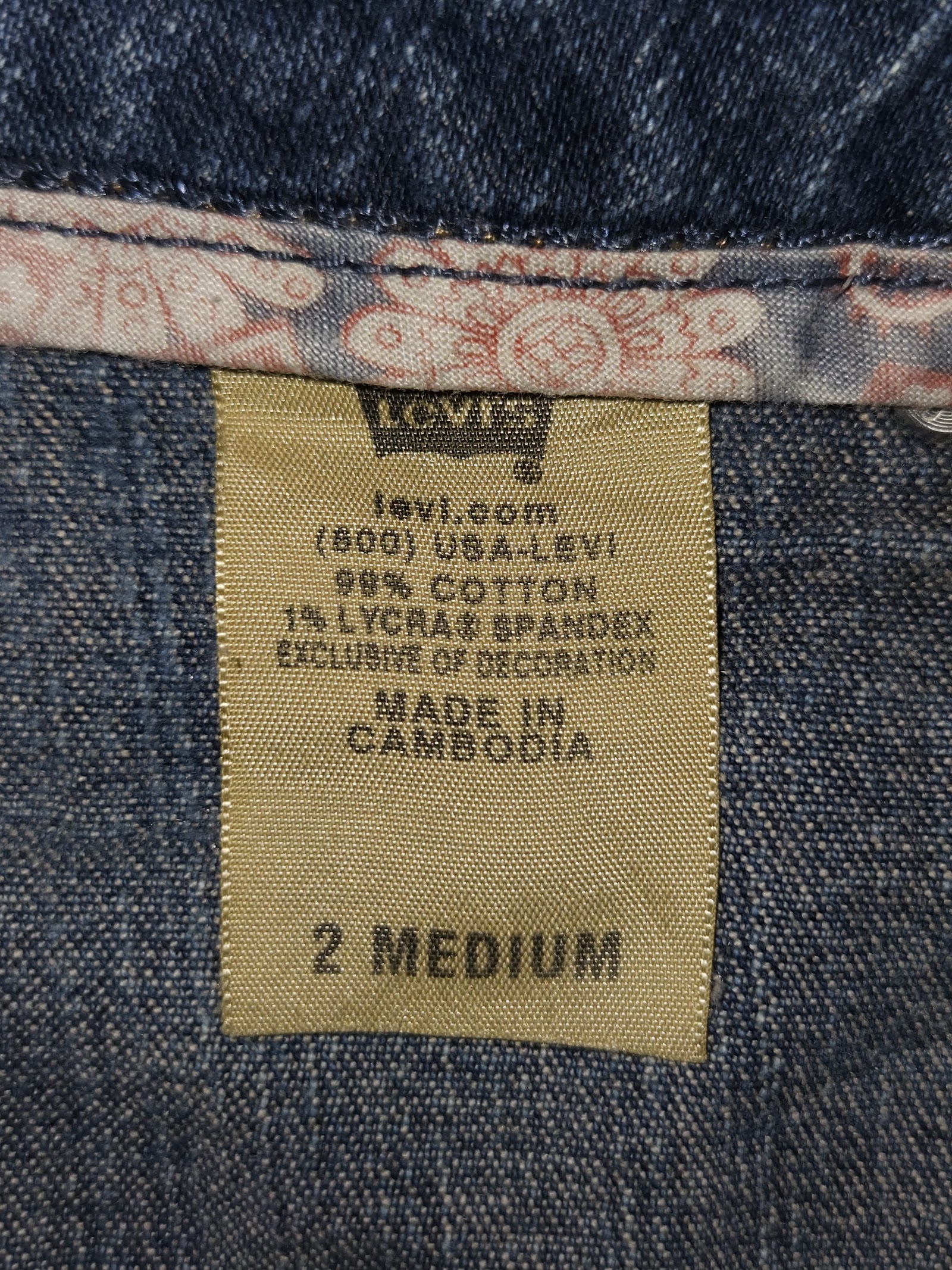 Genuine Levi's 545 Low Boot Cut Cut-Off Capri Jeans, 2 Medium, photo 4