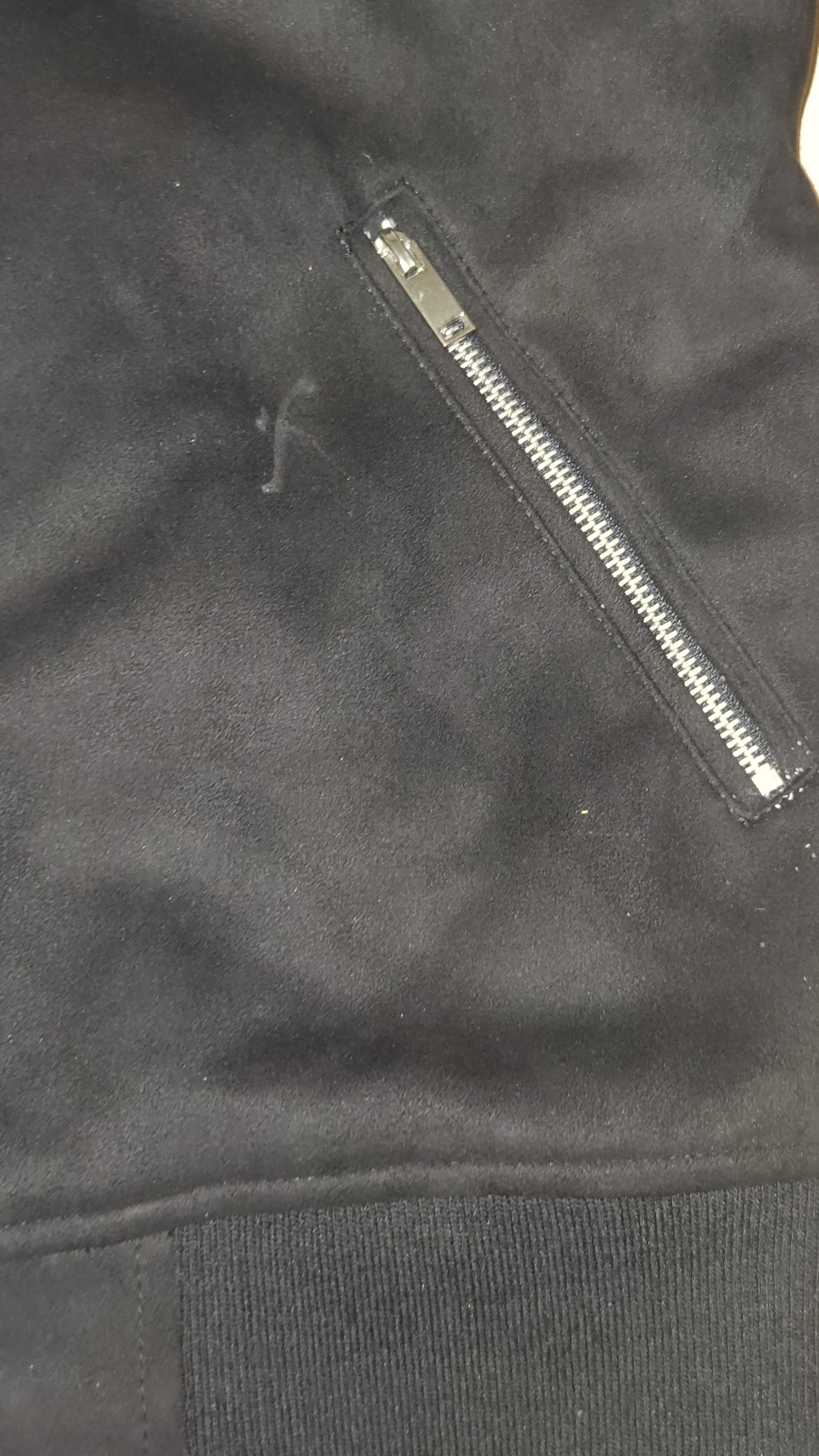 River Island Black Furry-Collar Zip Jacket, UK M / EU 3 (labelled), photo 7