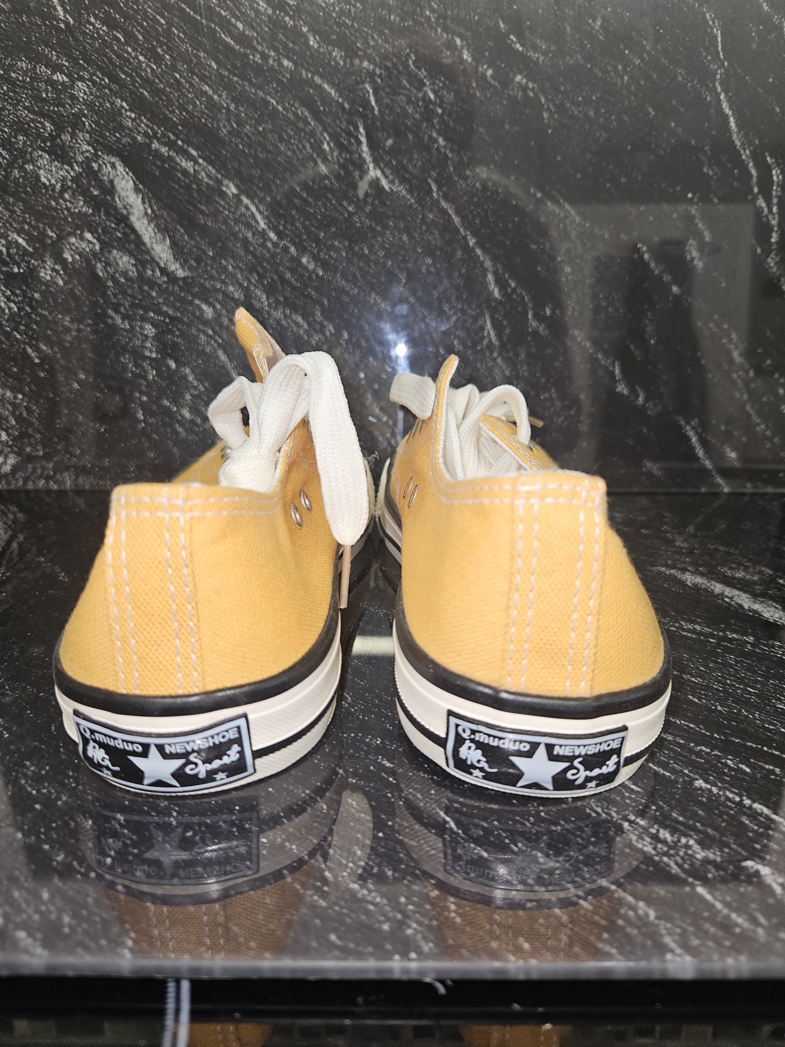 Genuine Fashion Mustard Yellow Canvas High-Top Trainers Size EU 39 UK 6, EU 39 / UK 6, photo 4