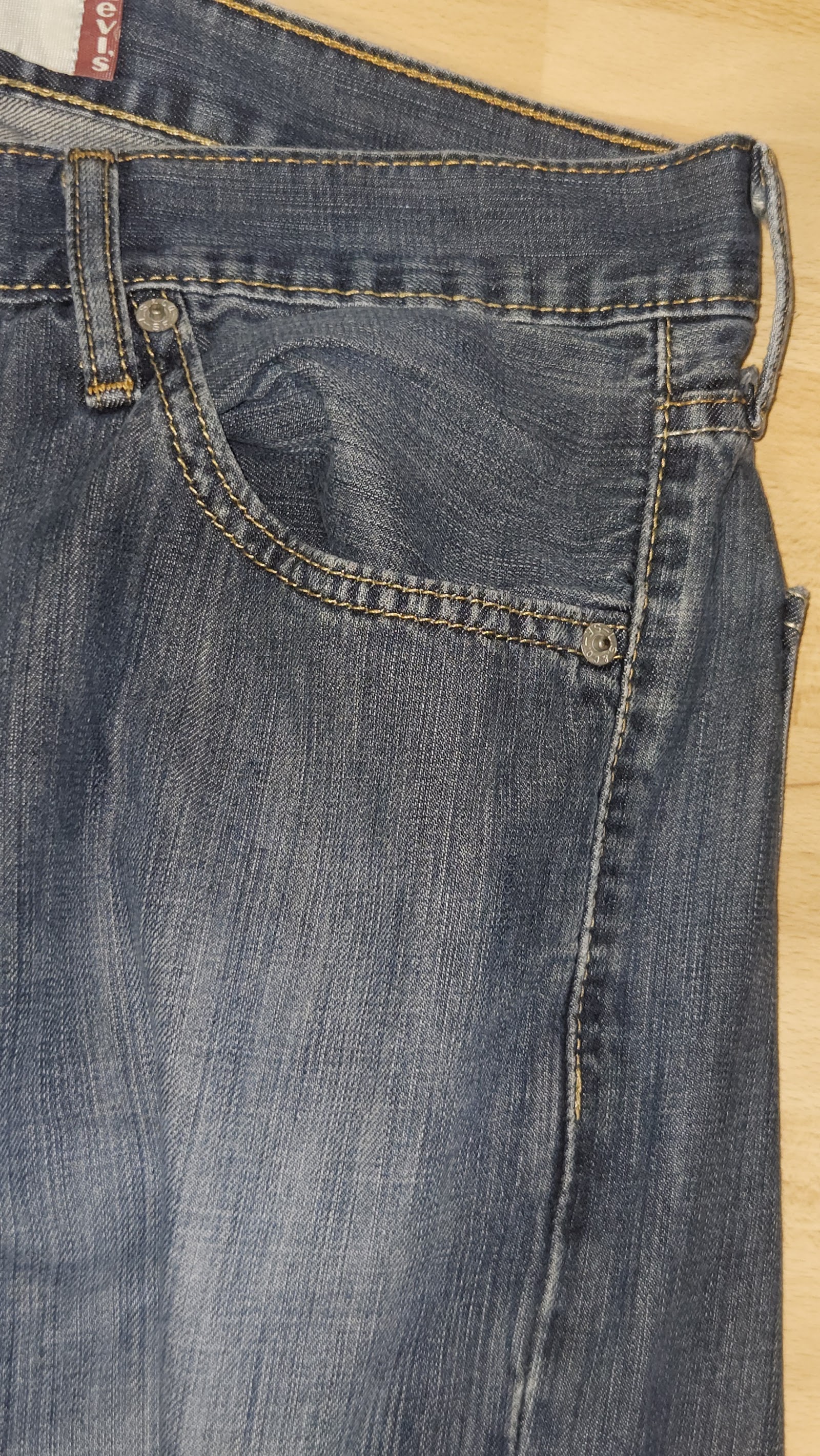 Lee Blue Boot Cut Jeans, W32 L30 (labelled), photo 5