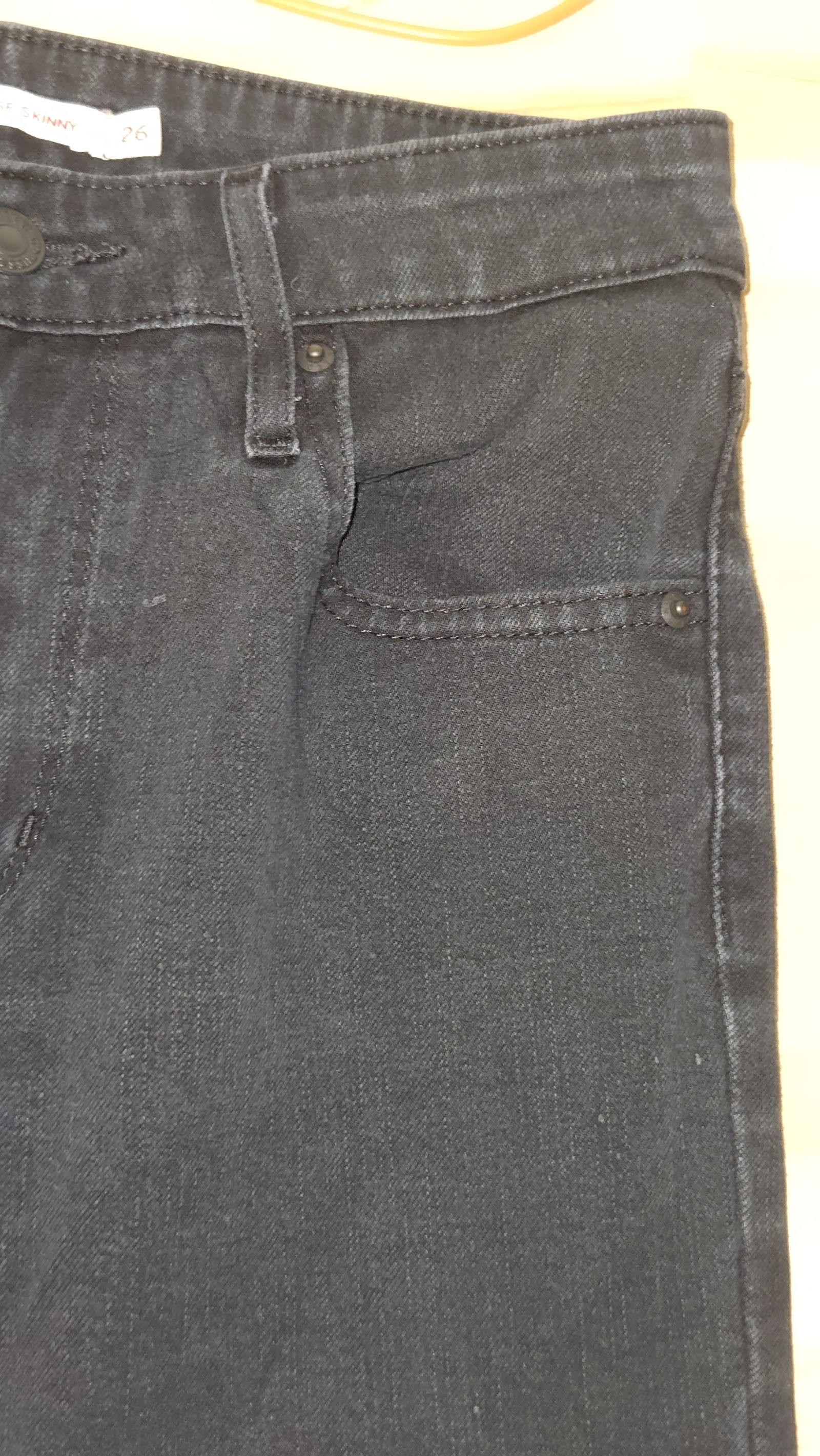 Lee Washed Grey Slim Jeans, W26 L30 (labelled), photo 2