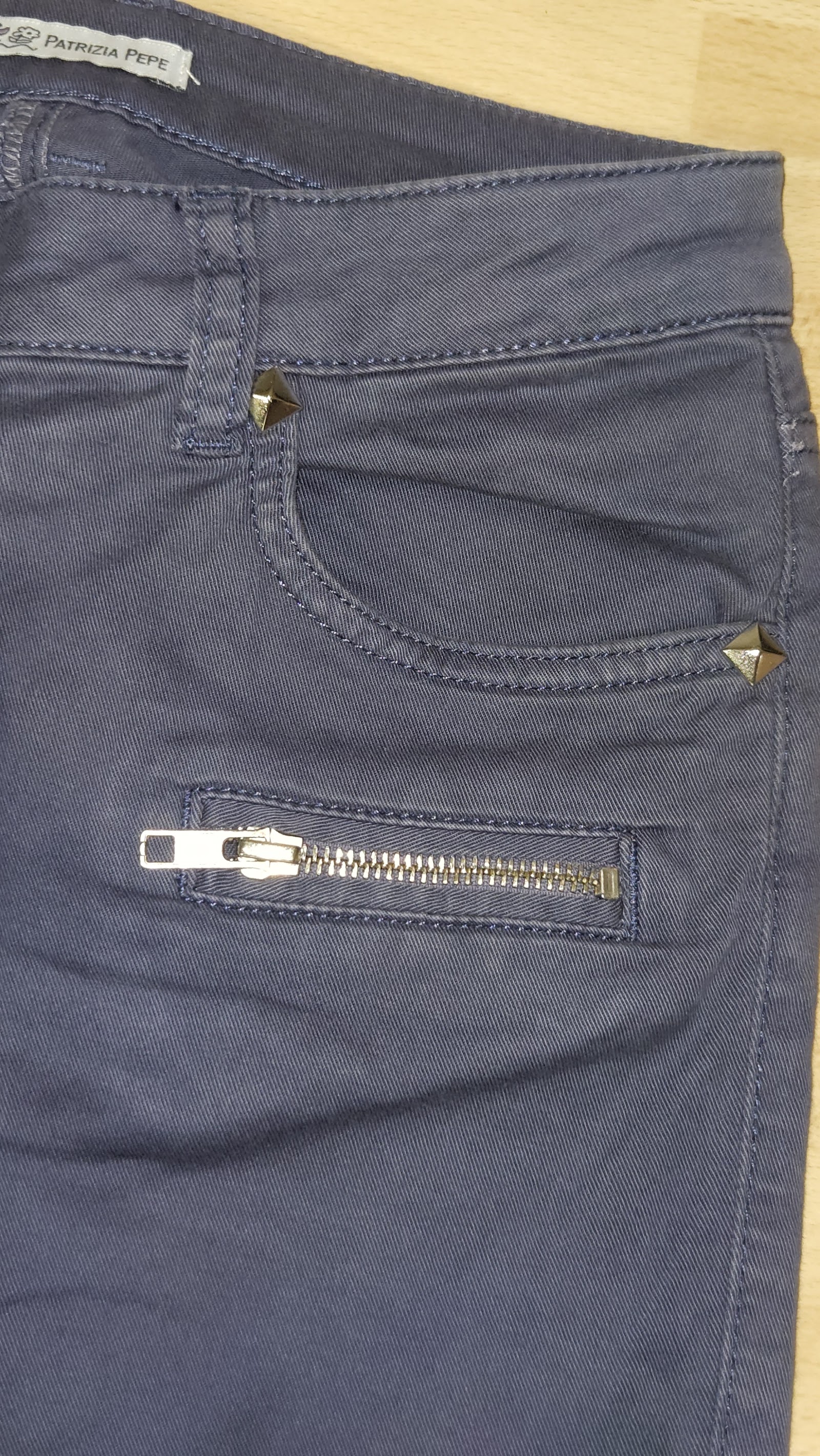 Patrizia Pepe Blue Skinny Jeans, L (labelled), photo 4