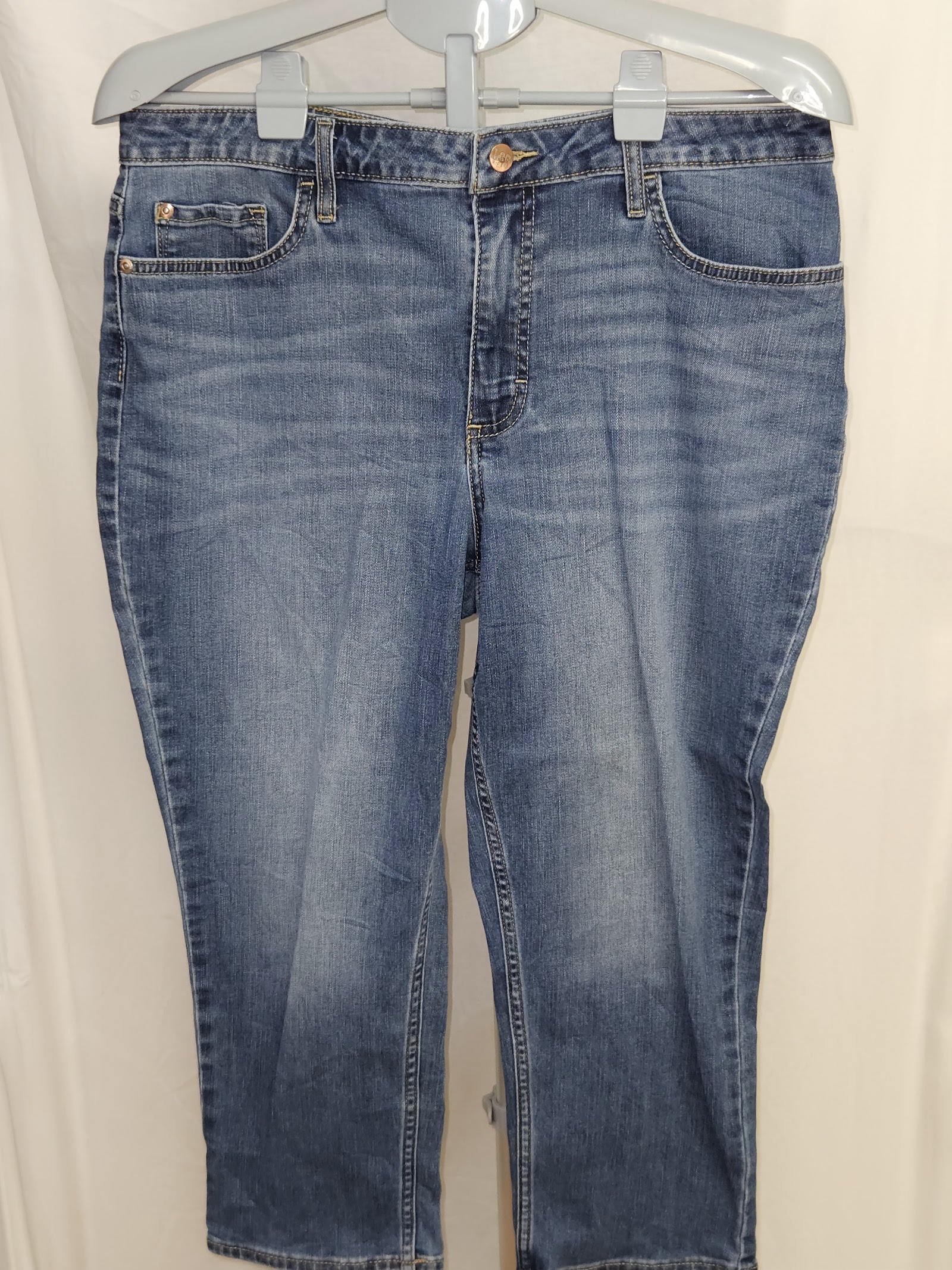 Riders by Lee Mid Rise Blue Capri Jeans