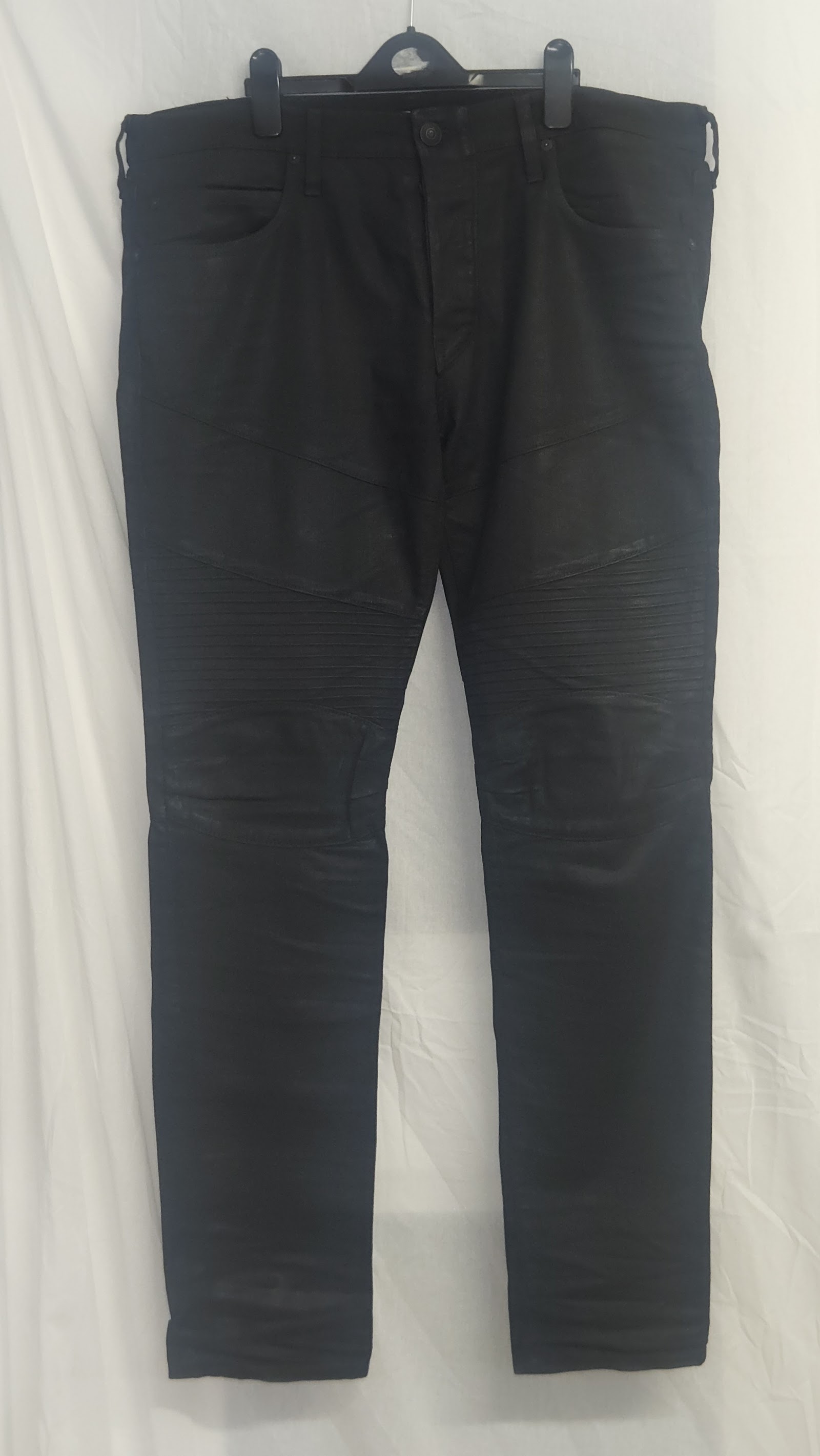 True Religion Dark Indigo White Heavy Stitch Flap Pocket Jeans, W36, photo 7