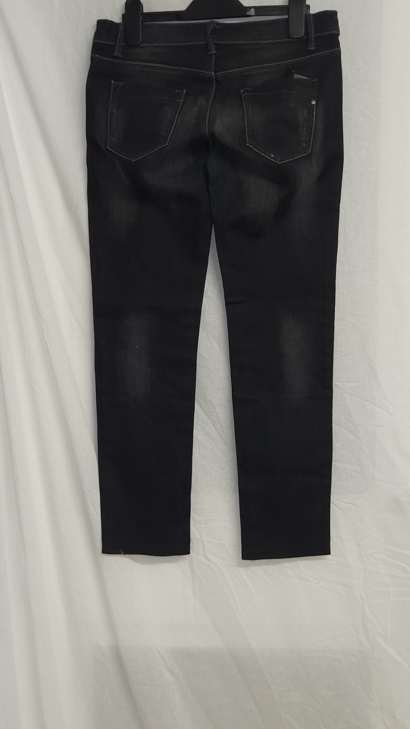 Datch Dark Indigo Contrast Stitch Jeans, Labelled T27, photo 2