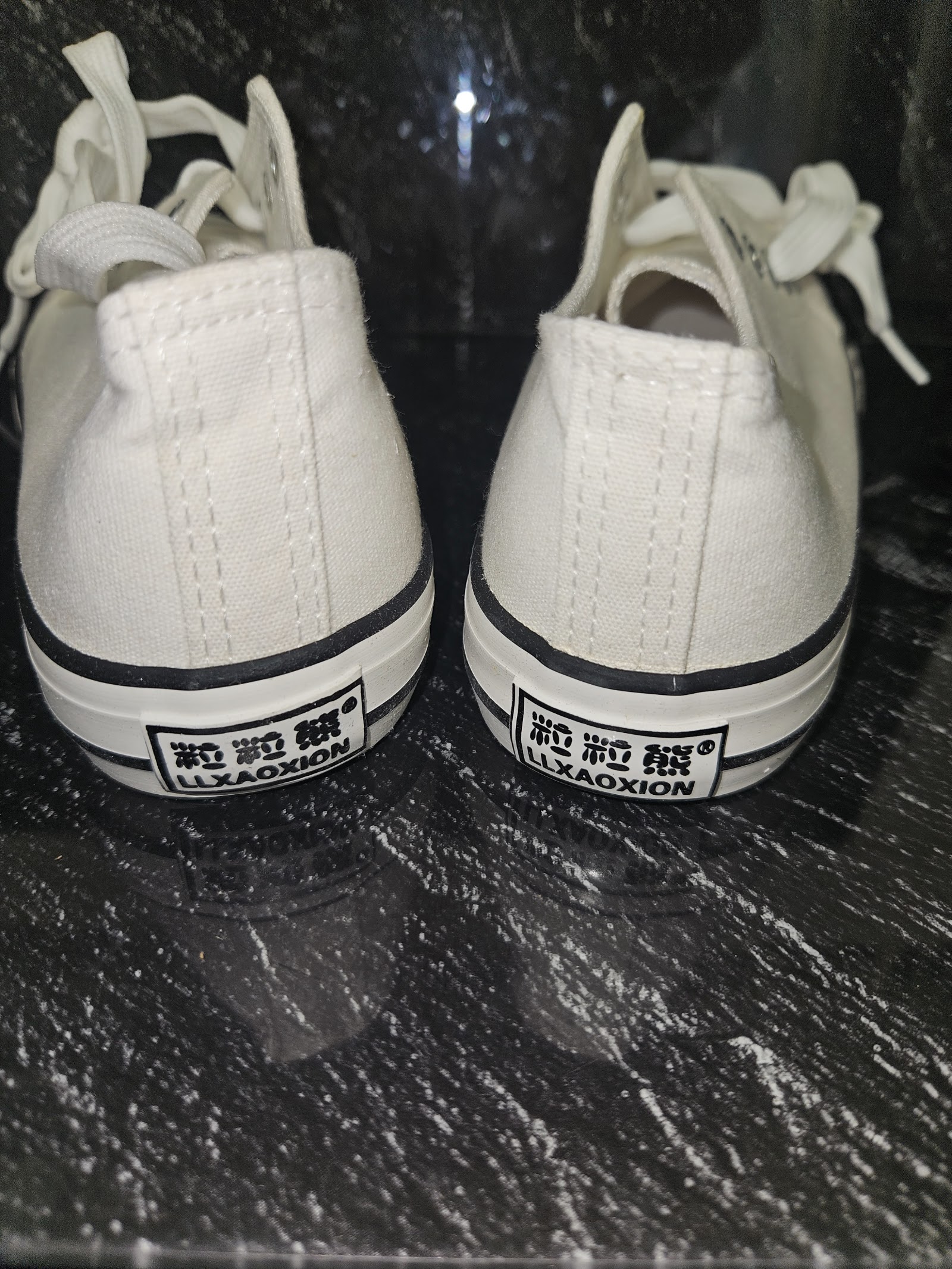 Genuine Leicarjion White Canvas High-Top Trainers Size EU 38 UK 5, EU 38 / UK 5 / CN 240, photo 4