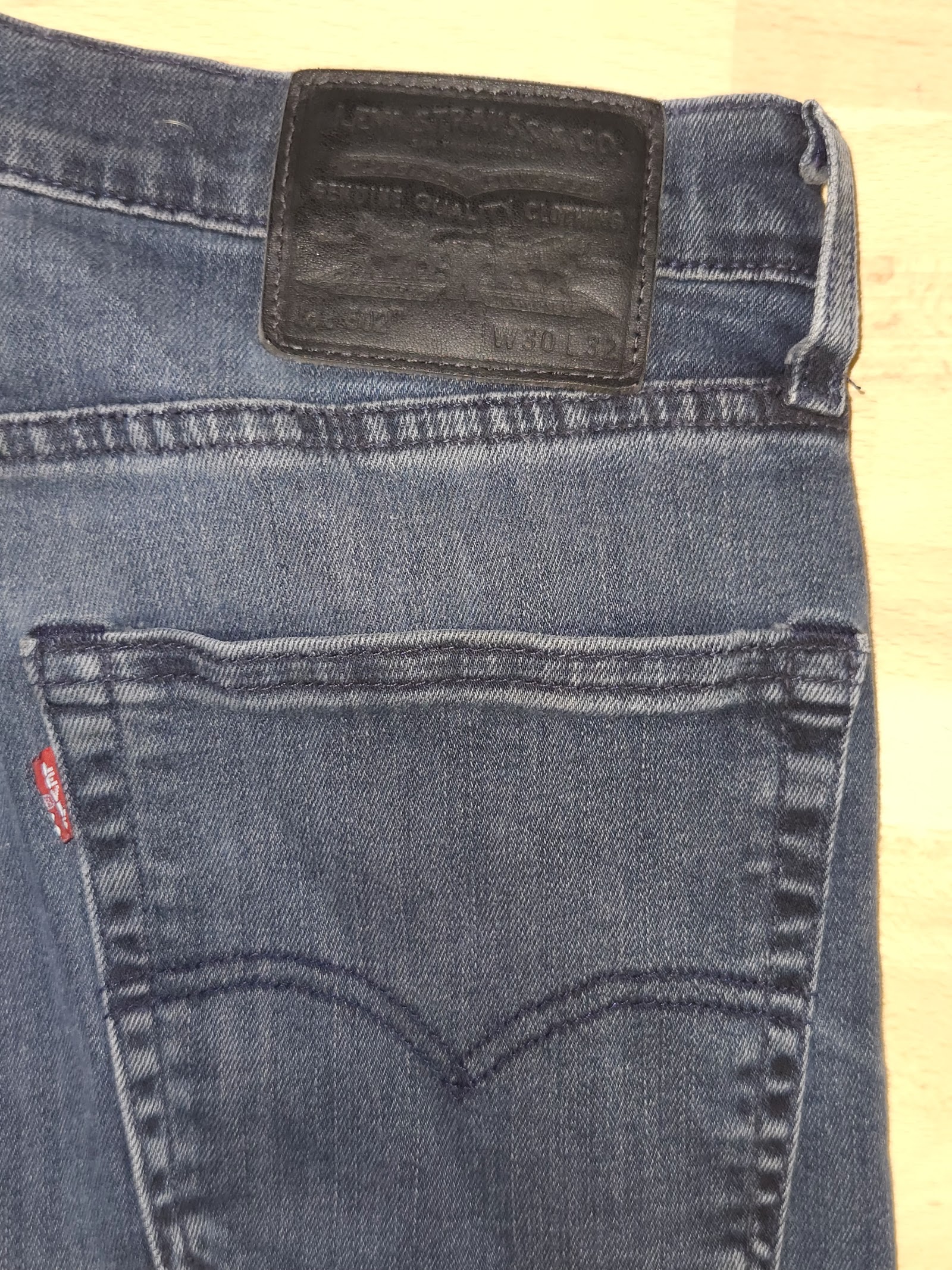 Genuine Levi's Premium Dark Blue Slim Jeans, W30 L32, photo 5