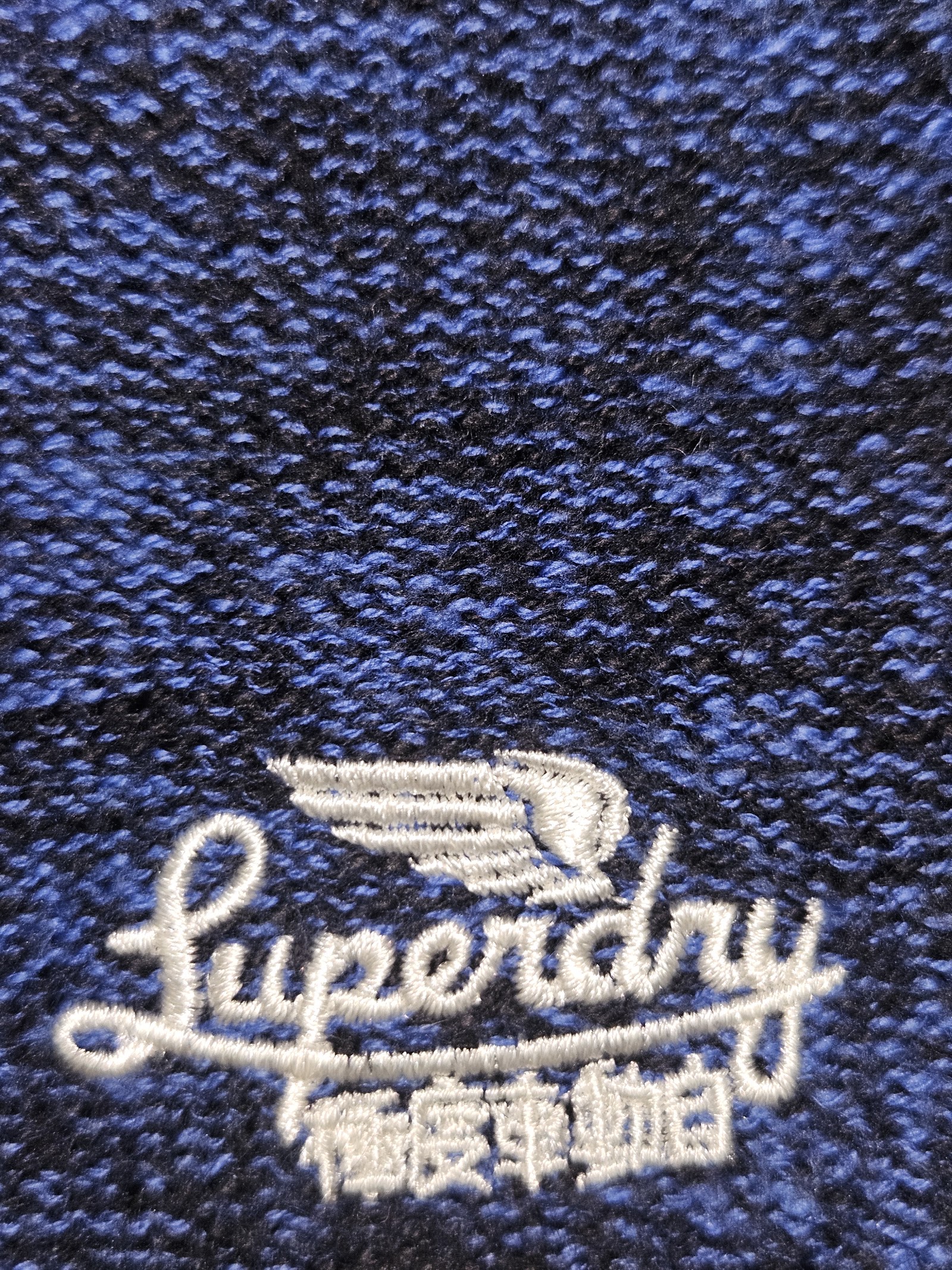 Genuine Superdry Navy Icarus loose-knit jumper, L, photo 4