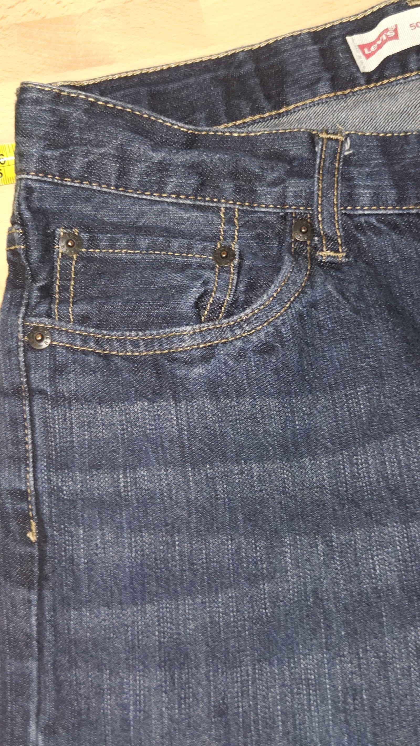 Levi's Dark Blue 10 Husky Jeans, W30 L26 (labelled), photo 4