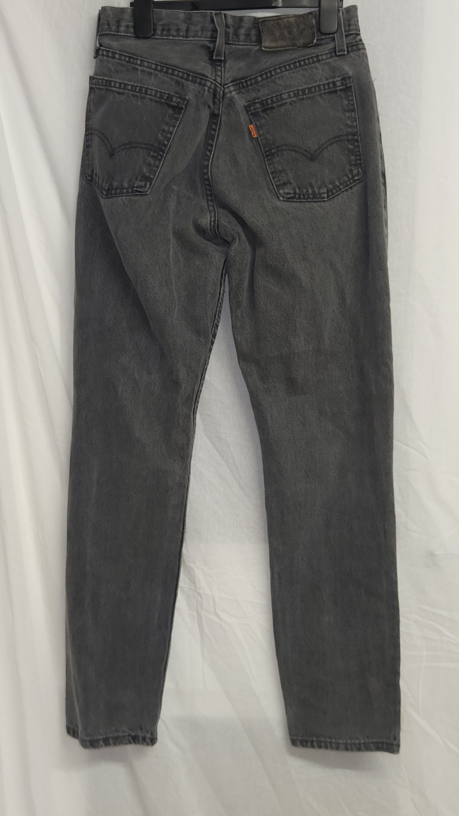 Levi's 818 Orange Tab Washed Grey Jeans, Measured W26.5 L29.5 approx., photo 2