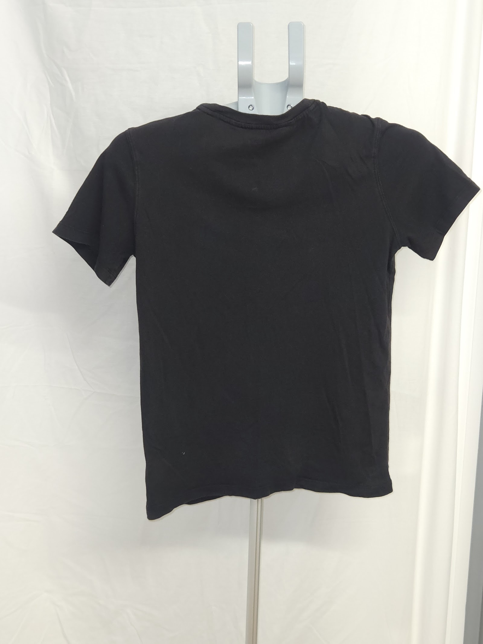 Genuine Calvin Klein Black small-logo crew-neck T-shirt, Age 12–14 / 152–164 cm, photo 2