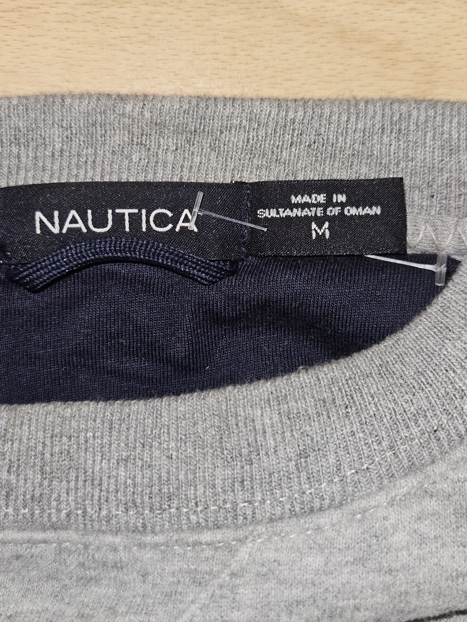 Genuine Nautica Light Grey Crew Neck Sweatshirt, M, photo 3