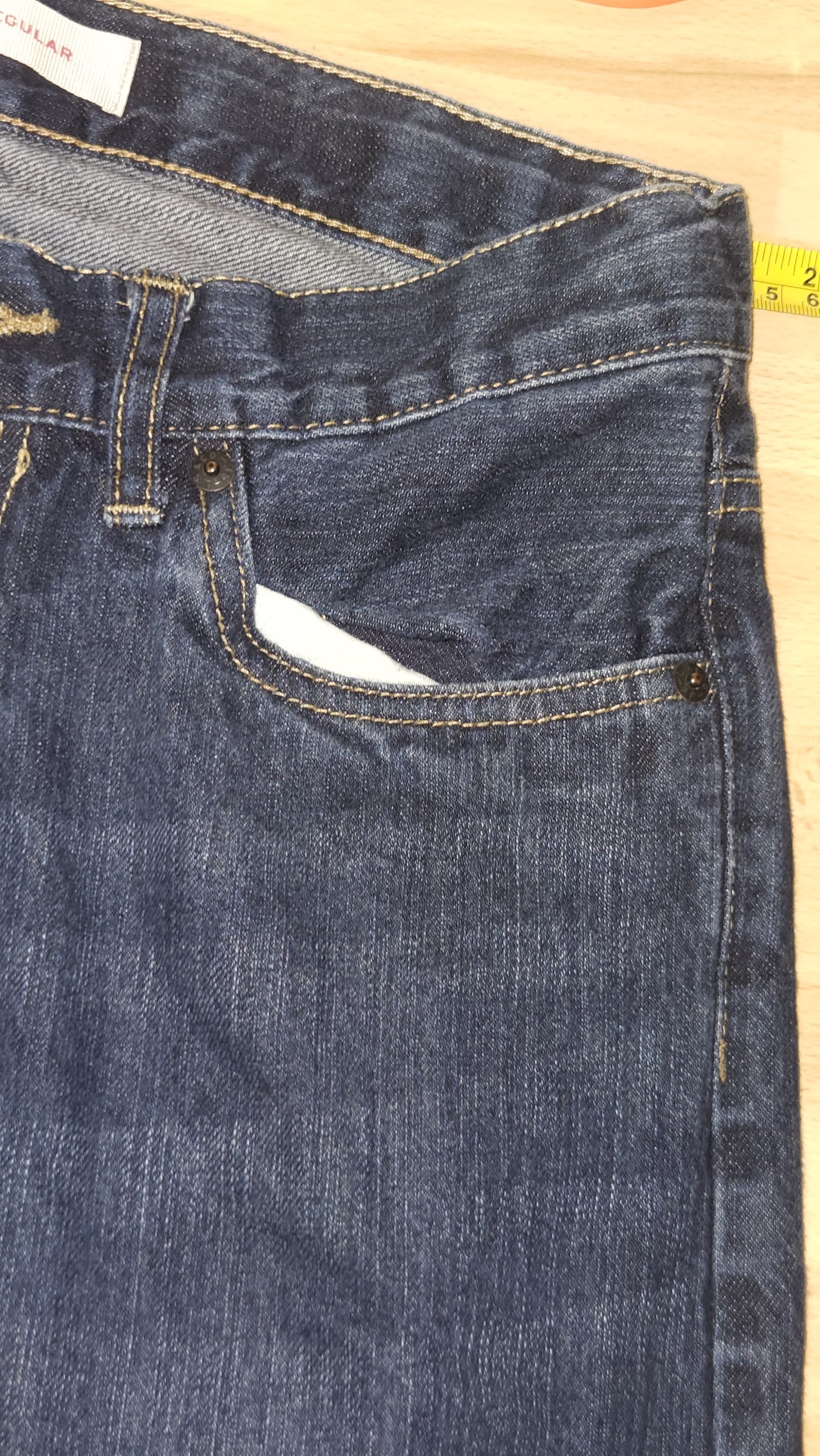 Levi's Dark Blue 10 Husky Jeans, W30 L26 (labelled), photo 5