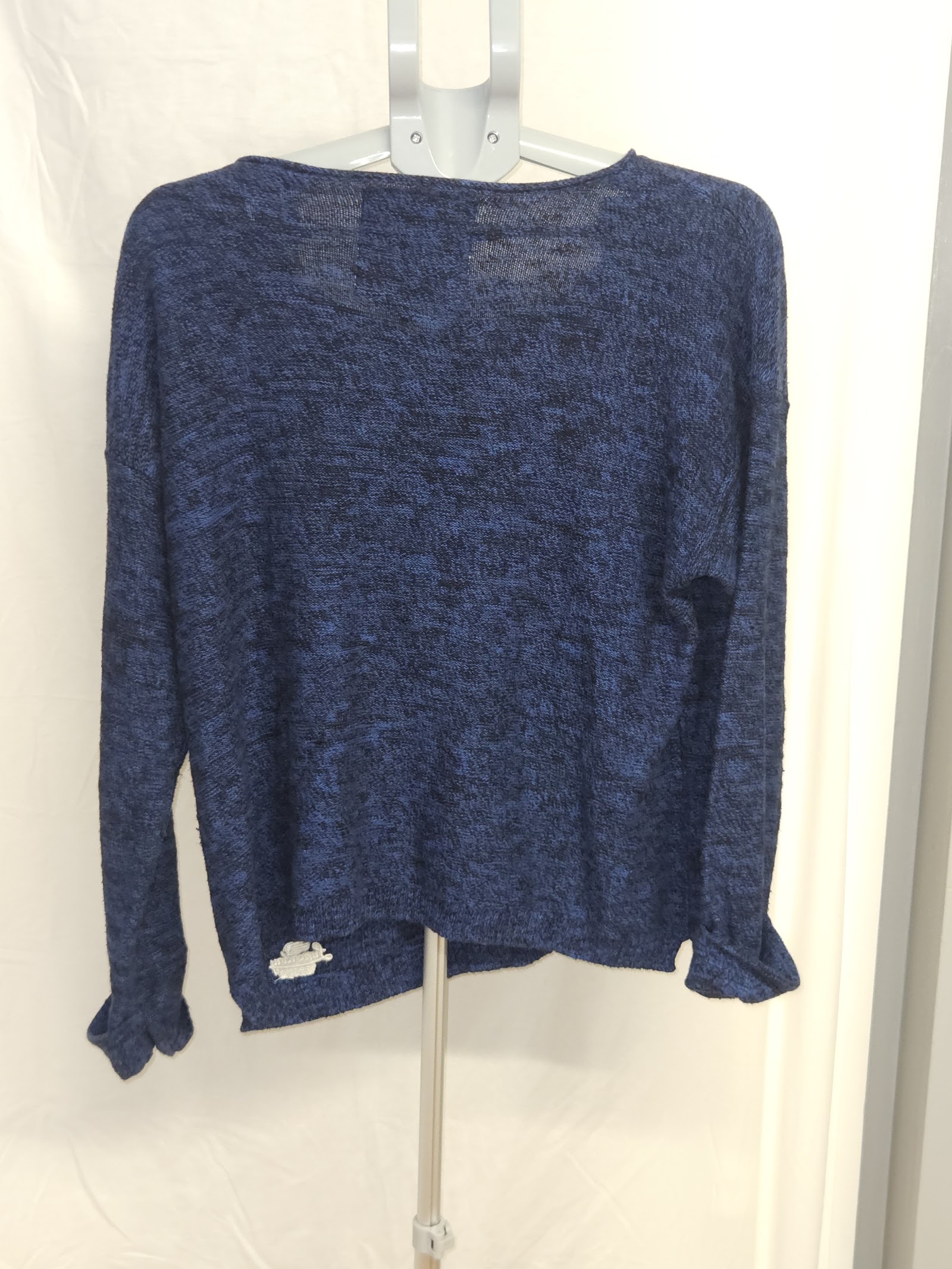 Genuine Superdry Navy Icarus loose-knit jumper, L, photo 2