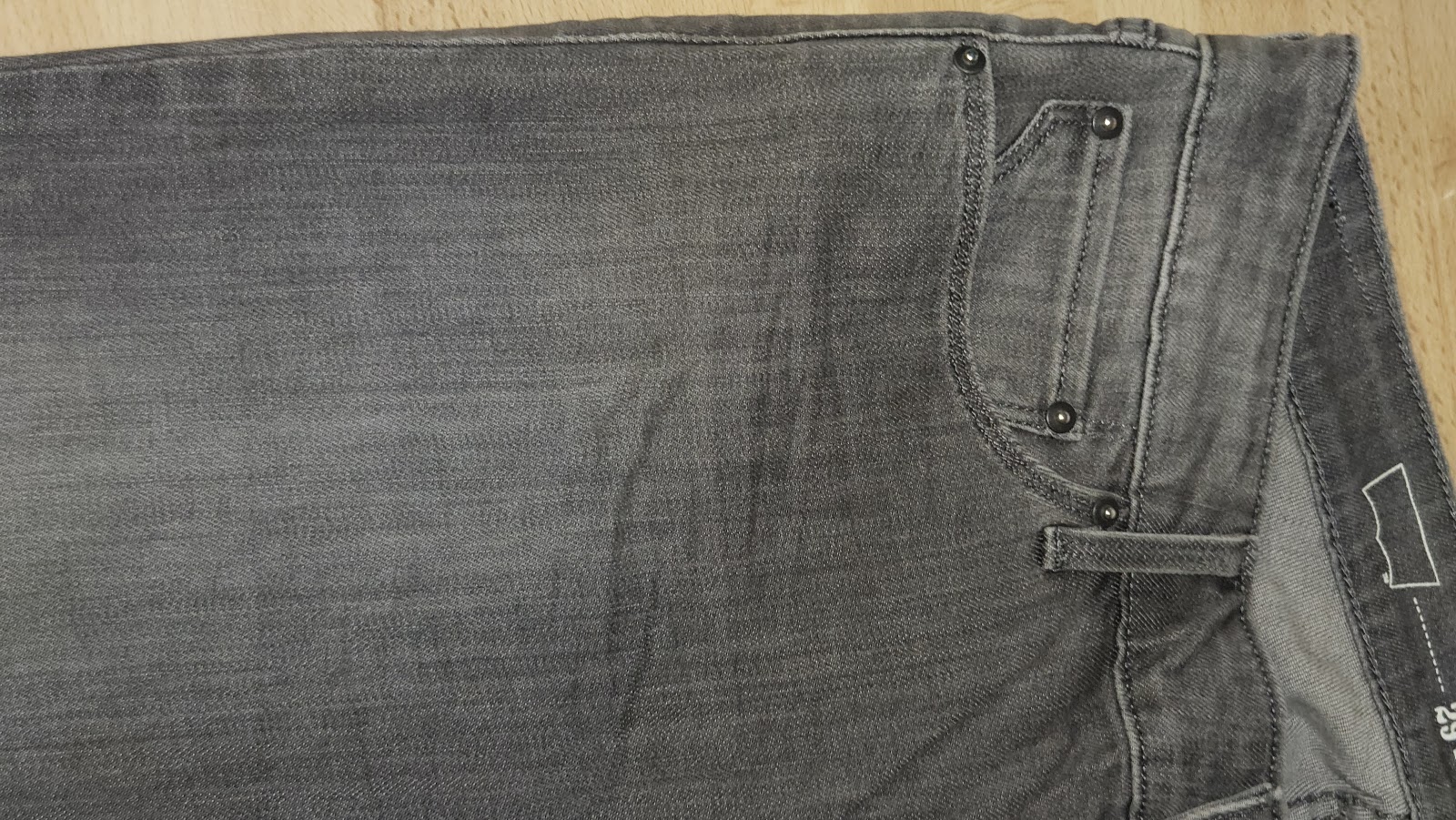 Unbranded Denim Curve Washed Grey Jeans, 29 (labelled), photo 5