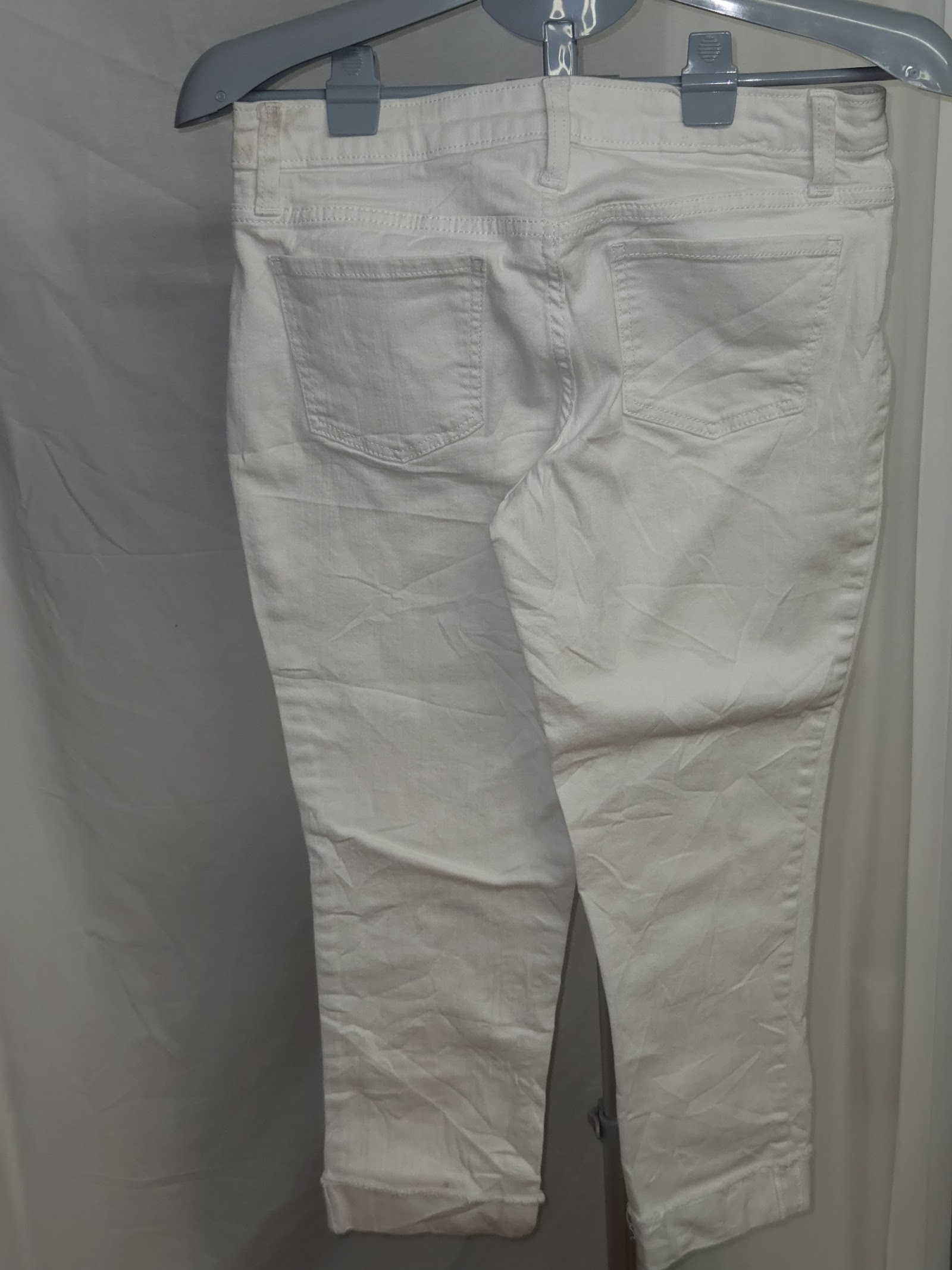Genuine Lee Riders White Five Pocket Capri Jeans, 6 Medium, photo 2
