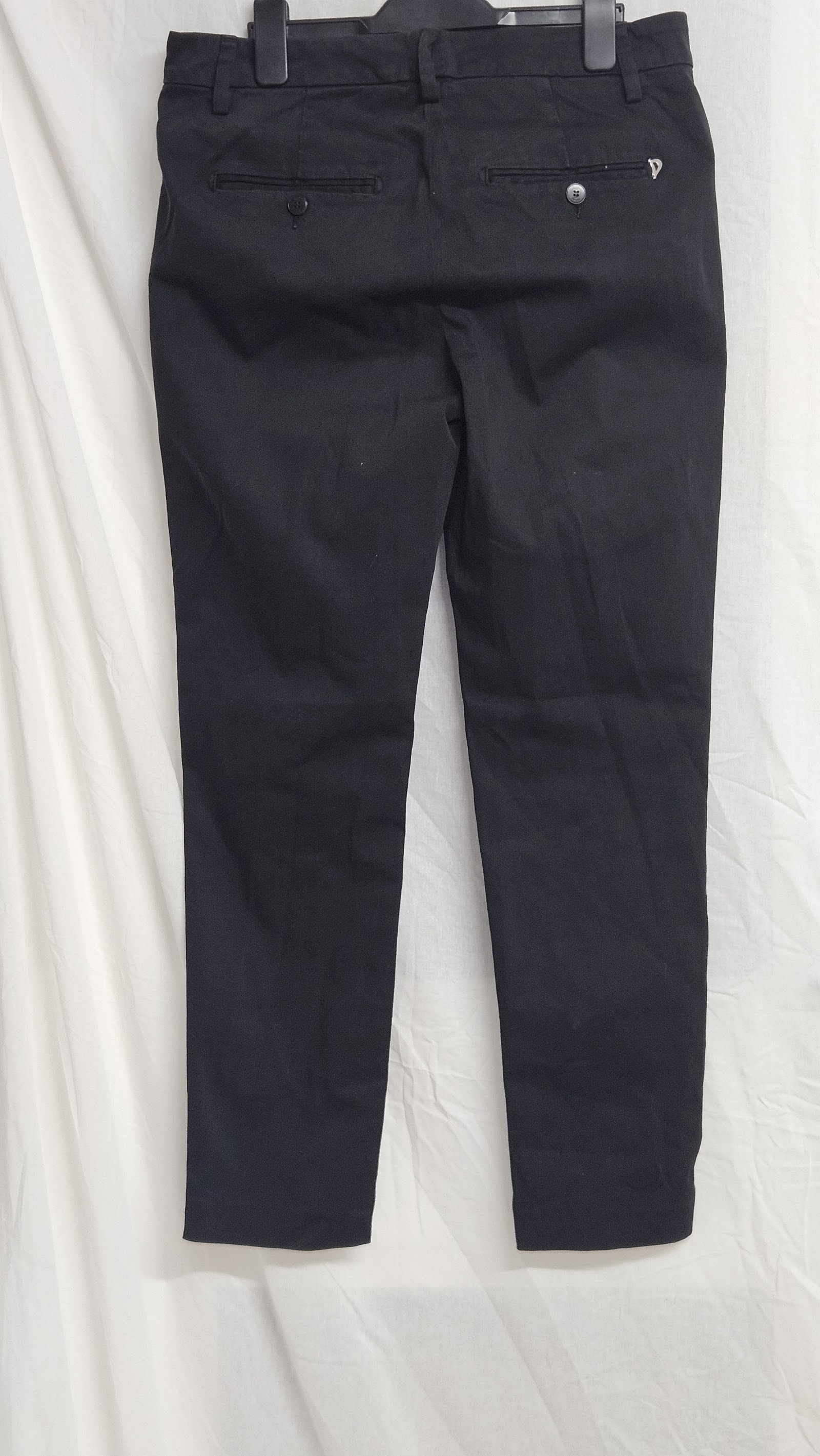 Dondup Charcoal Button Pocket Slim Trousers, Labelled 30, photo 2