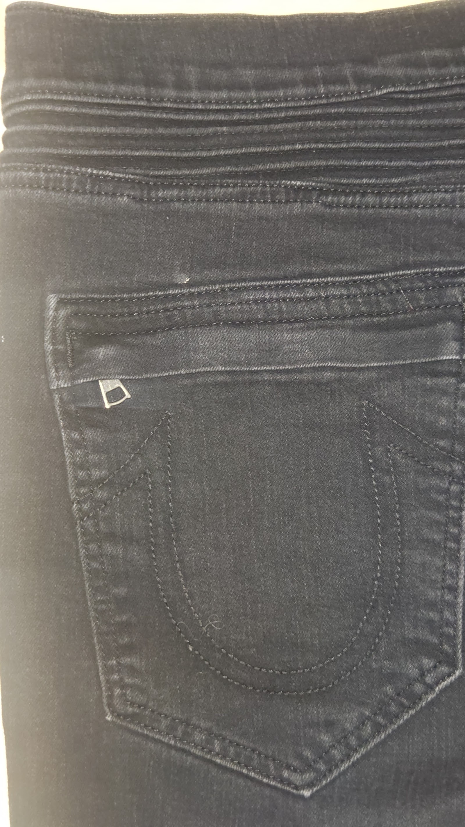 True Religion Rocco Washed Black Relaxed Skinny Jeans, W36, photo 4