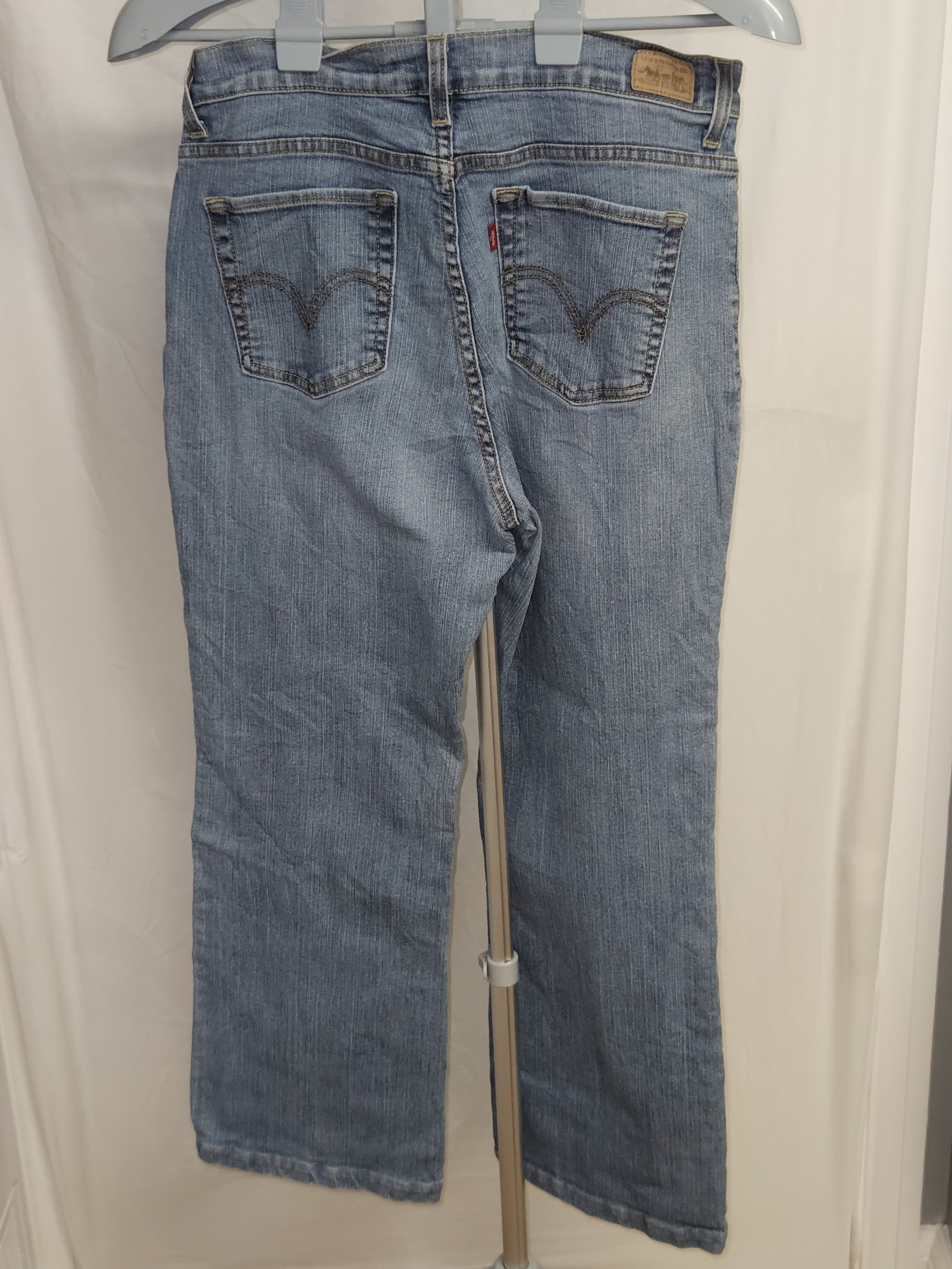 Genuine Levi's Perfectly Slimming 512 Boot Cut Light Blue Jeans, 12 Short, photo 2