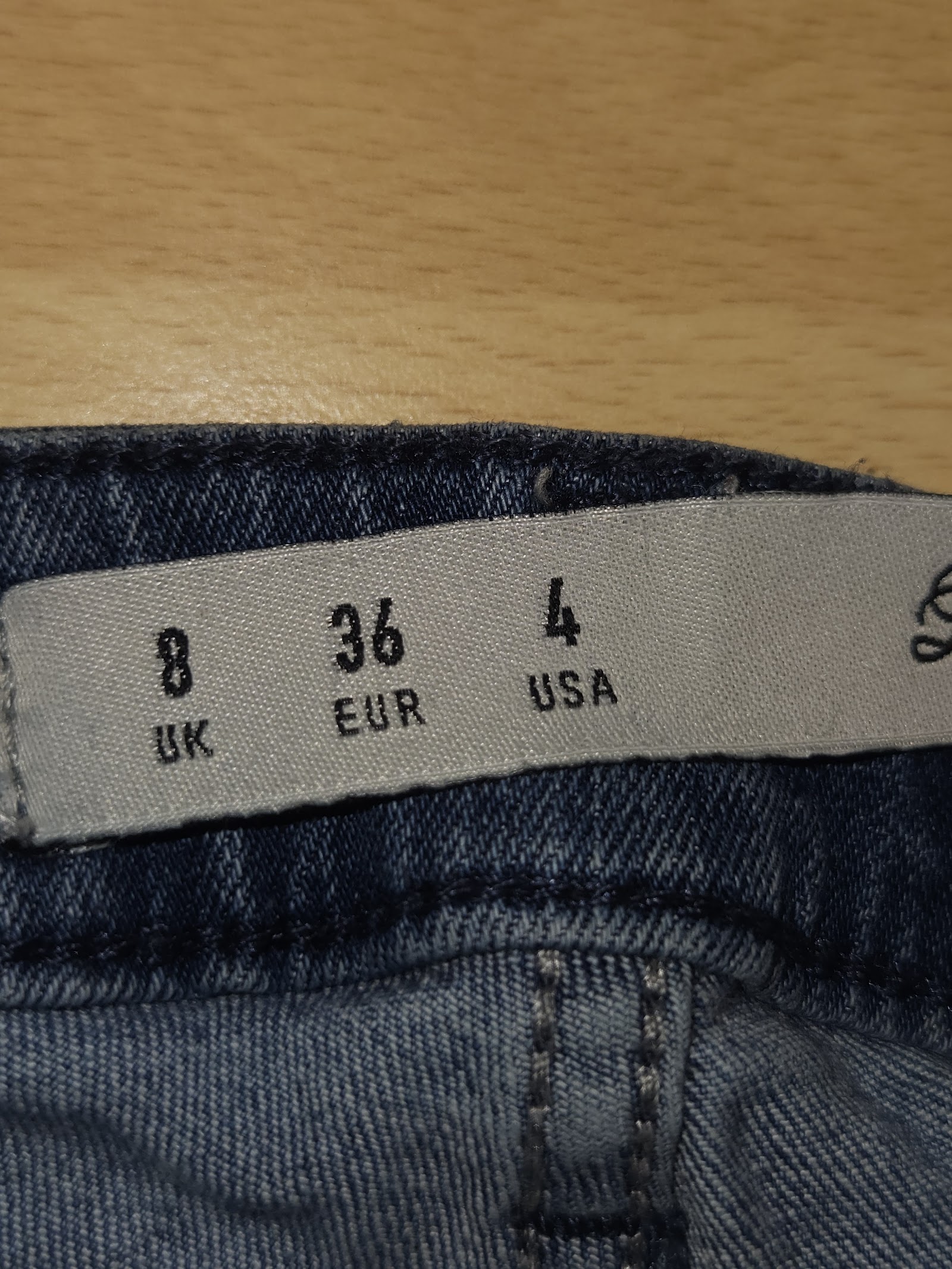 Genuine Denim Co. Blue distressed skinny jeans, UK 8 / EU 36 / US 4, photo 4