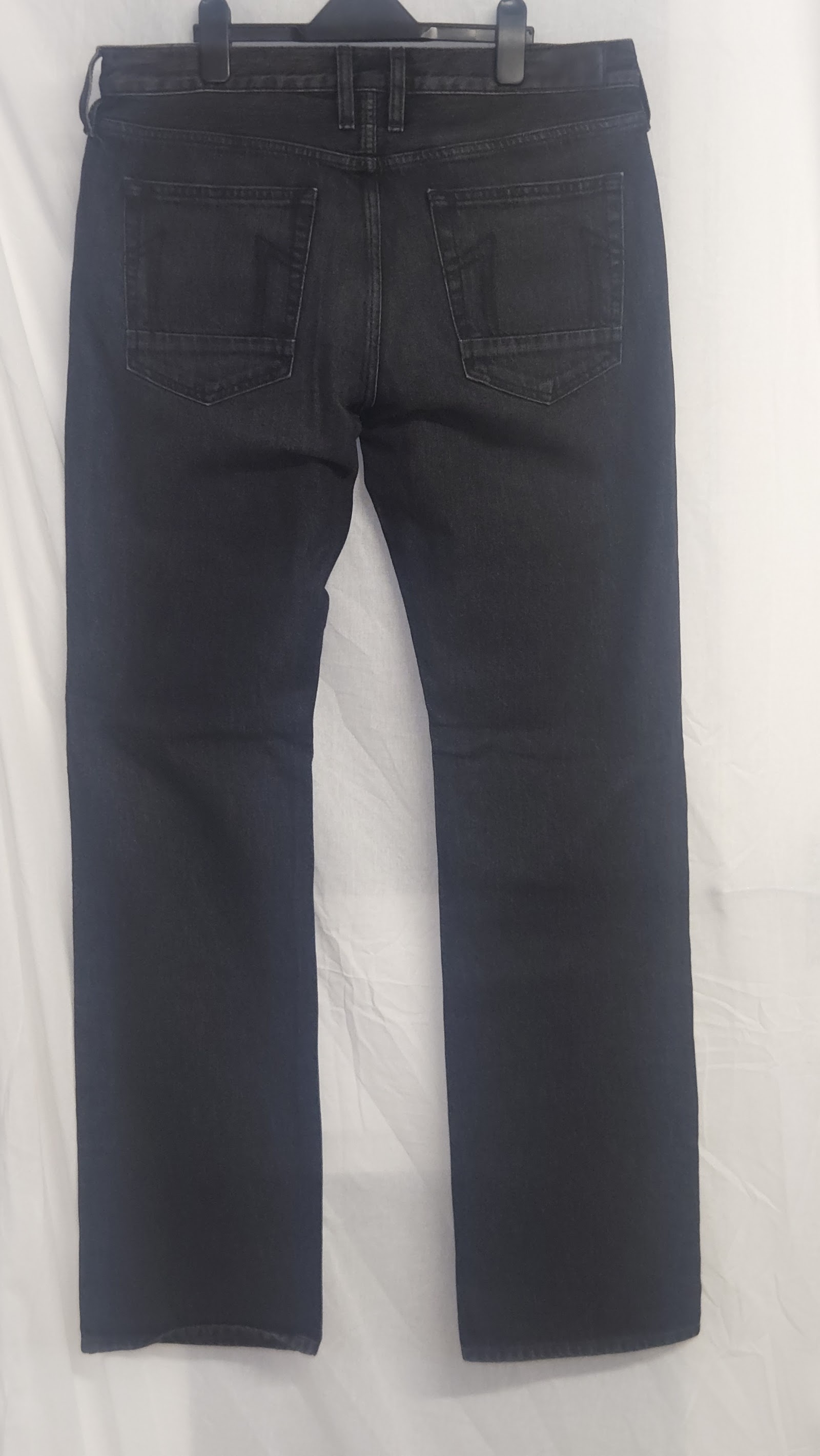True Religion Ricky Washed Black Straight Jeans, W32, photo 2