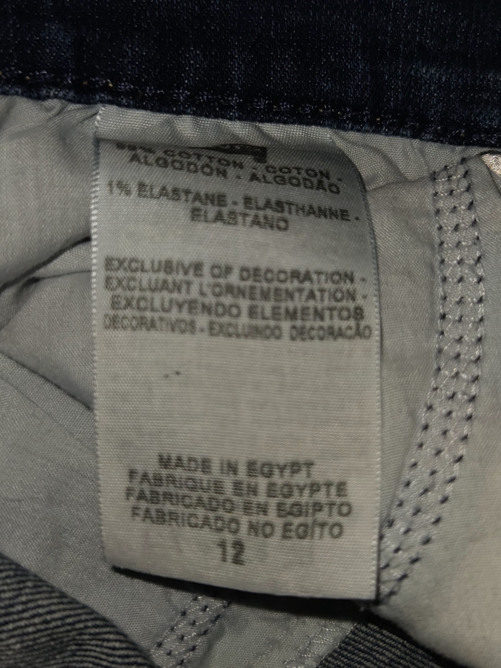 Genuine Levi Strauss Signature 515 Mid Blue Capri Jeans, 12, photo 6