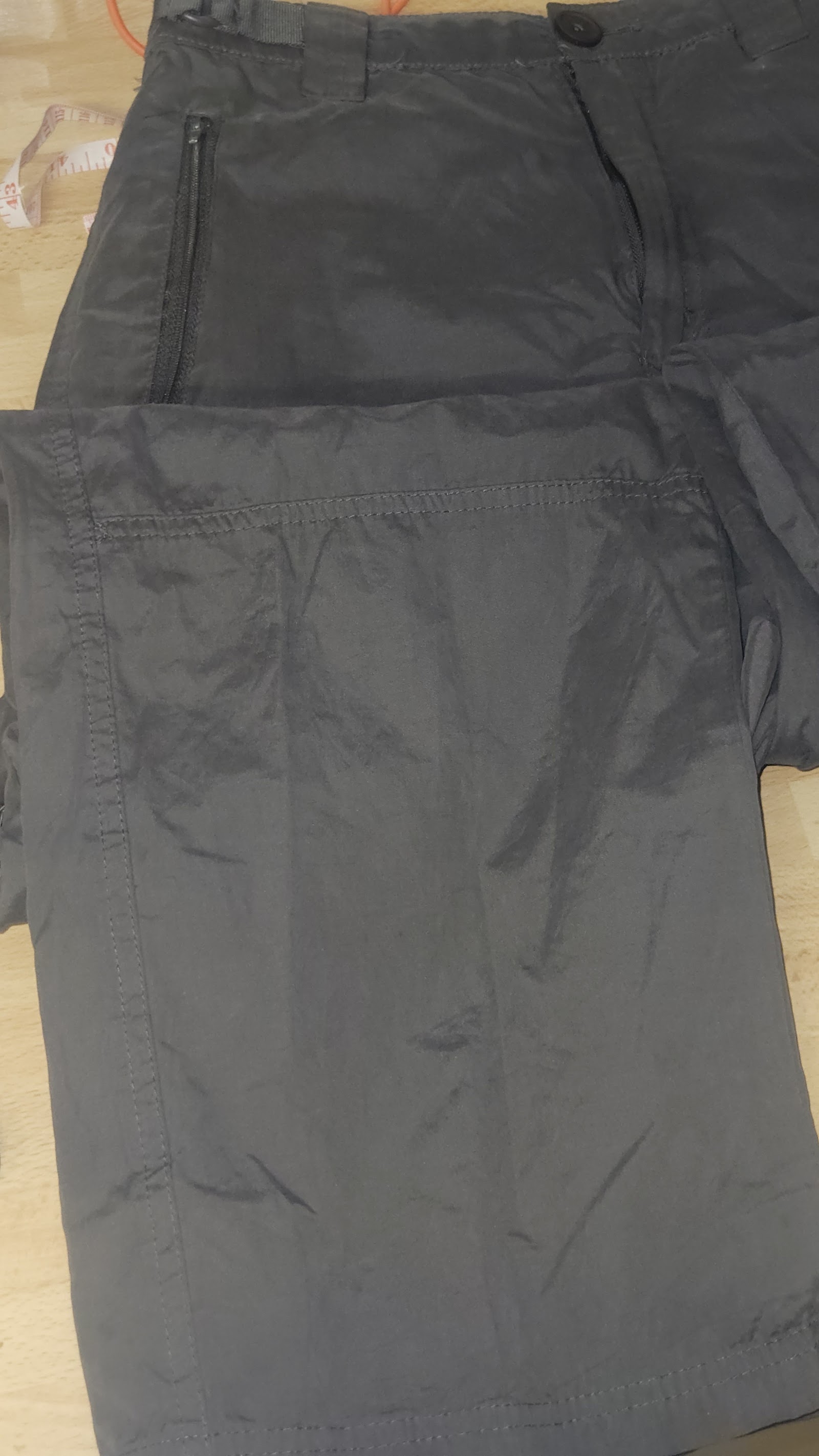 Forever 21 Black Zip Pocket Cargo Trousers, Measured W28 approx., photo 5