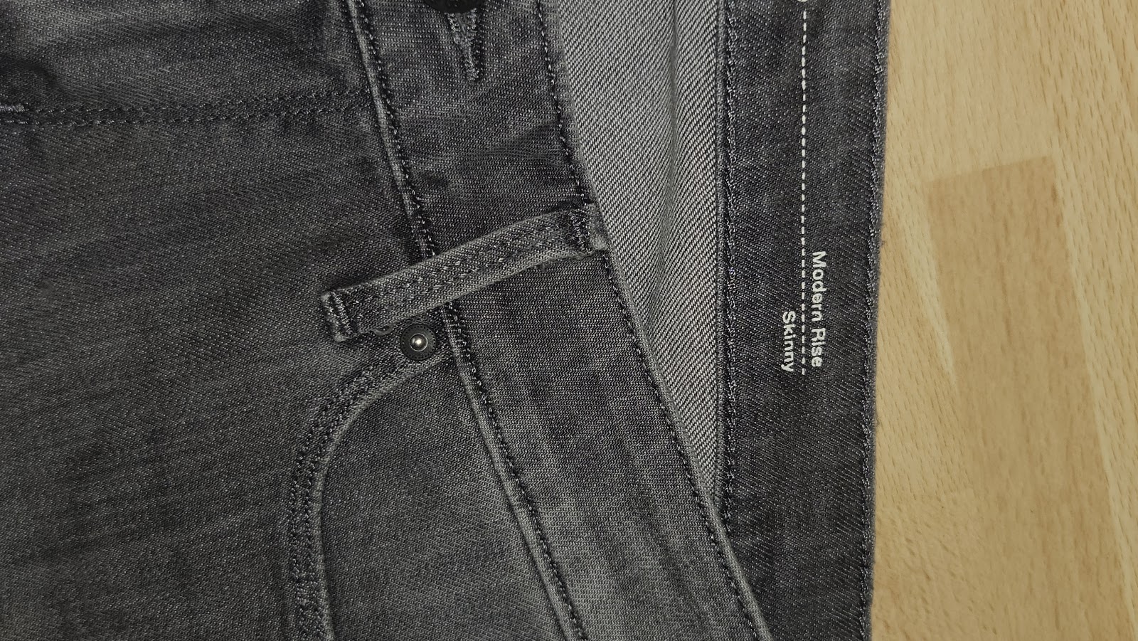 Unbranded Denim Curve Washed Grey Jeans, 29 (labelled), photo 4