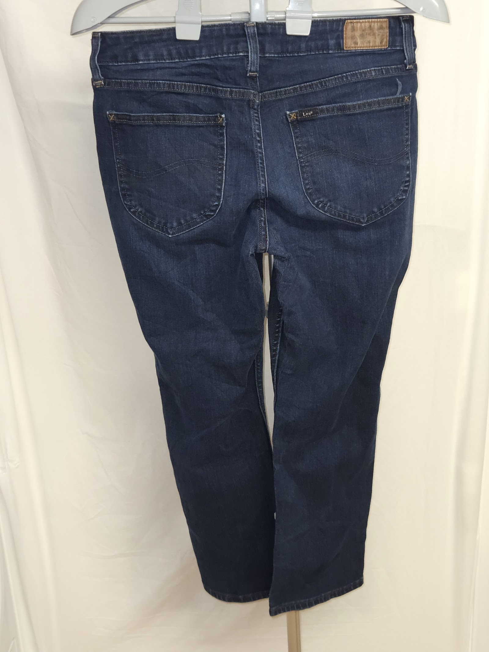 Genuine Lee Dark Blue Straight Leg Jeans, 14 Petite, photo 2