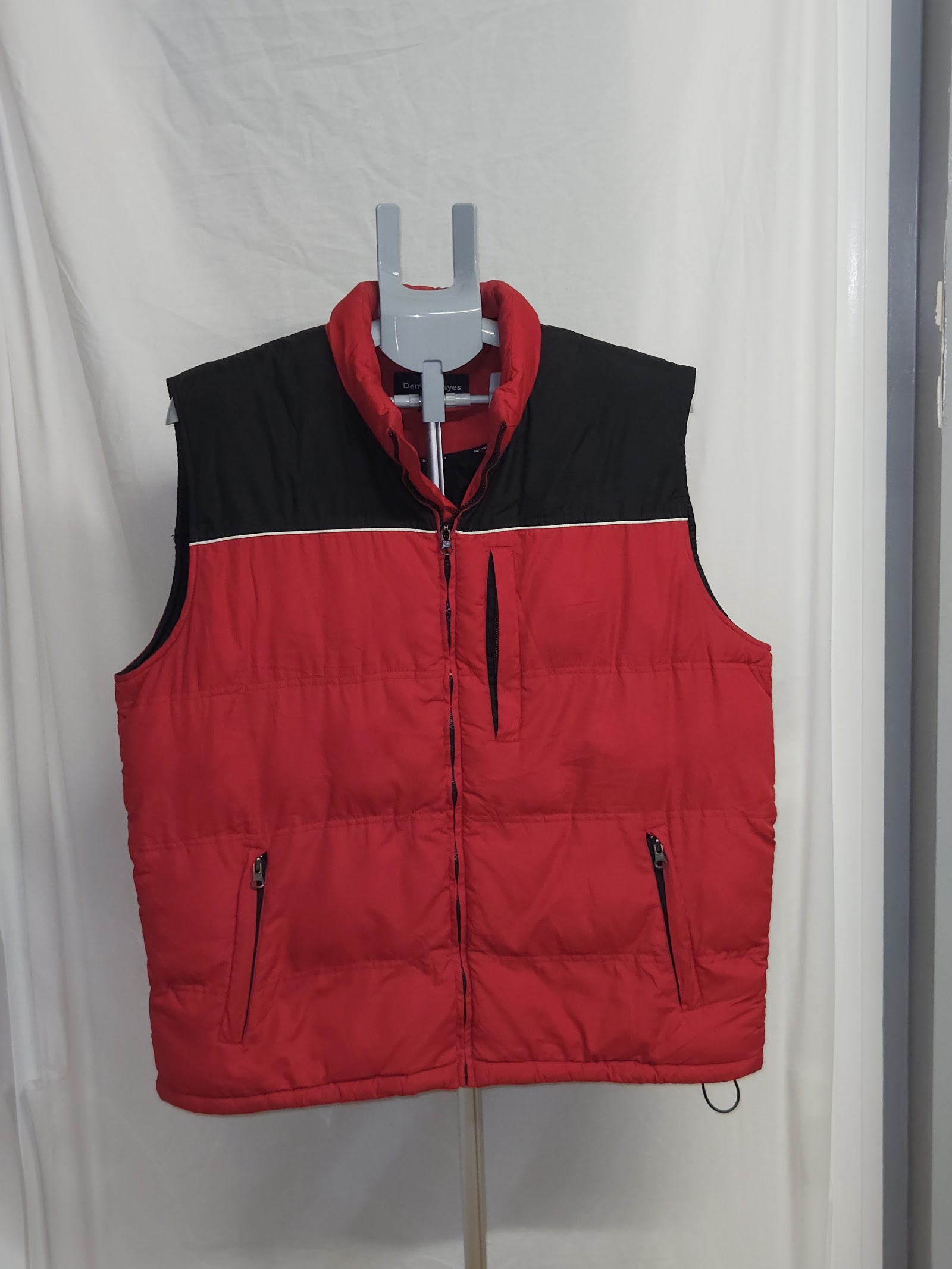 Denver Hayes Red Black Padded Gilet