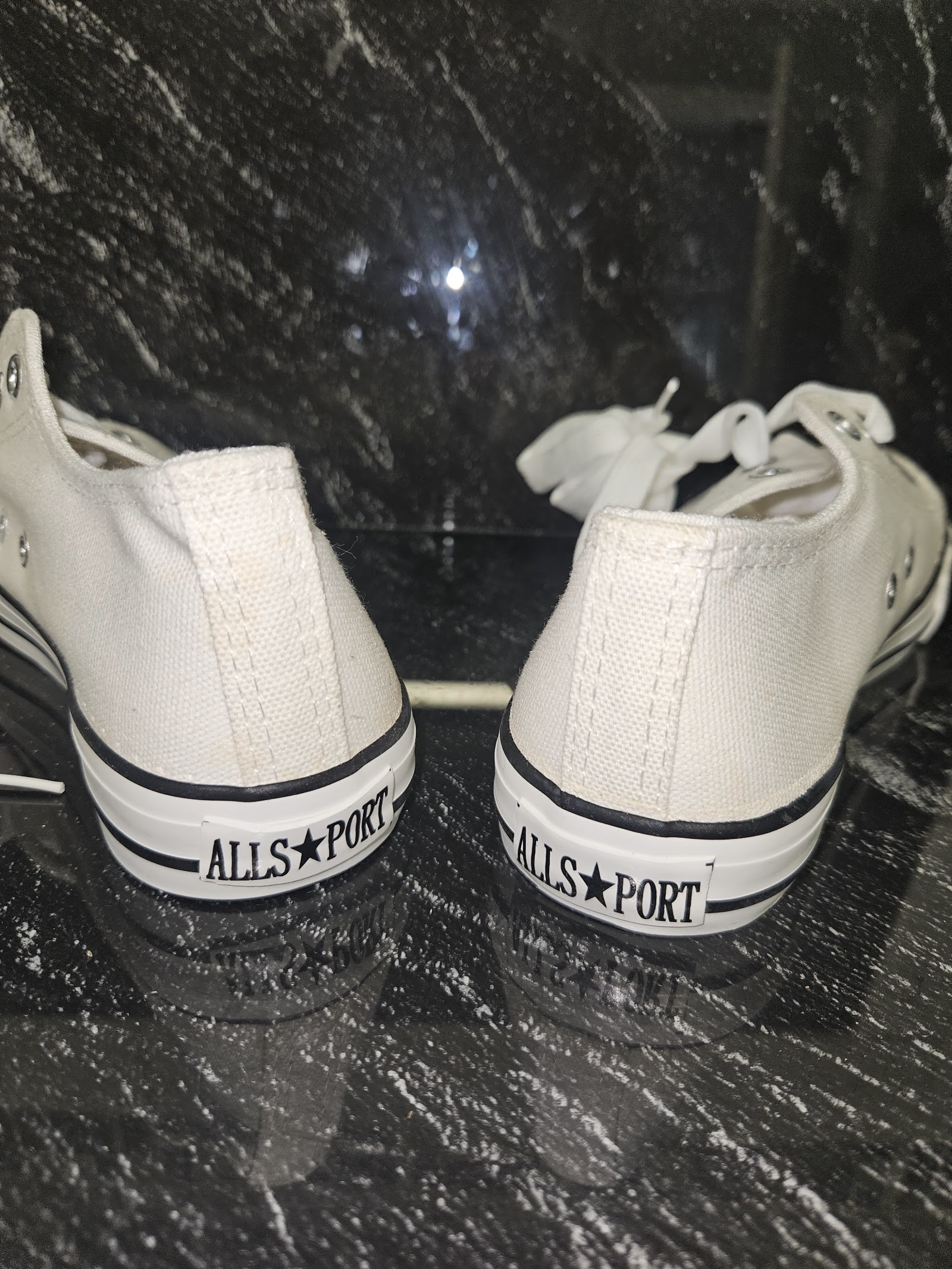 Genuine BO+FENG White Canvas Low-Top Trainers Size EU 35 UK 2.5, EU 35 / UK 2.5, photo 5