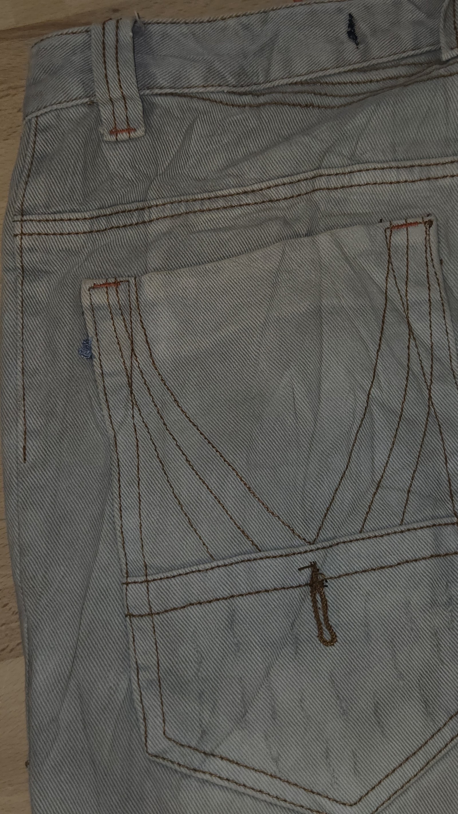 No Excess Industry Light Grey Beige Washed Jeans, W29 (labelled), photo 7