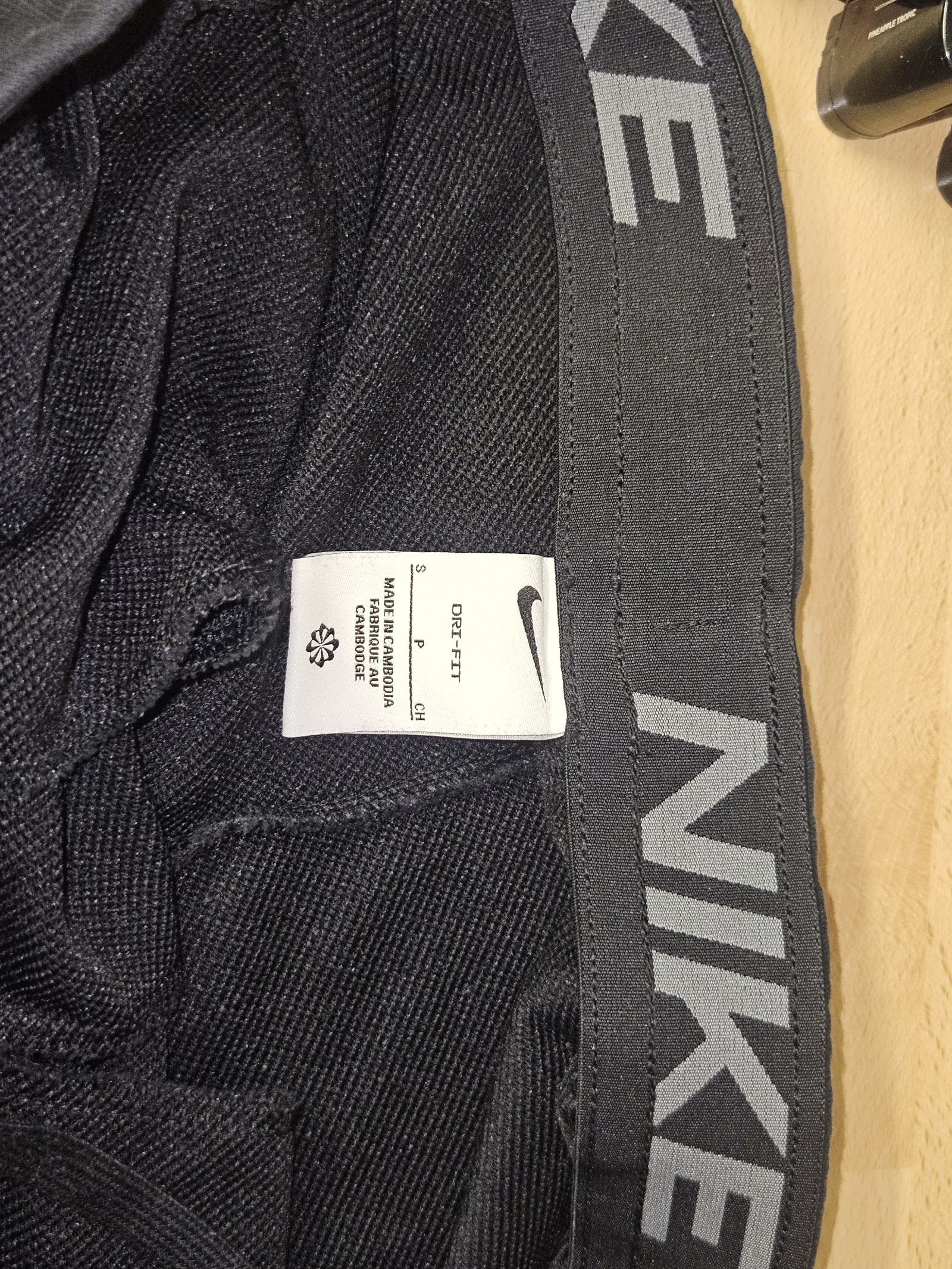 Genuine Nike Black Dri-FIT tapered training joggers, S, photo 4