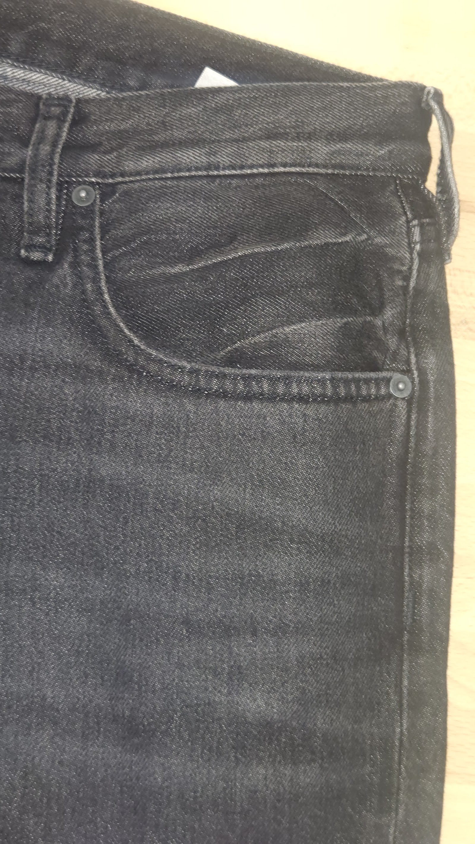 True Religion Ricky Washed Black Straight Jeans, W32, photo 4