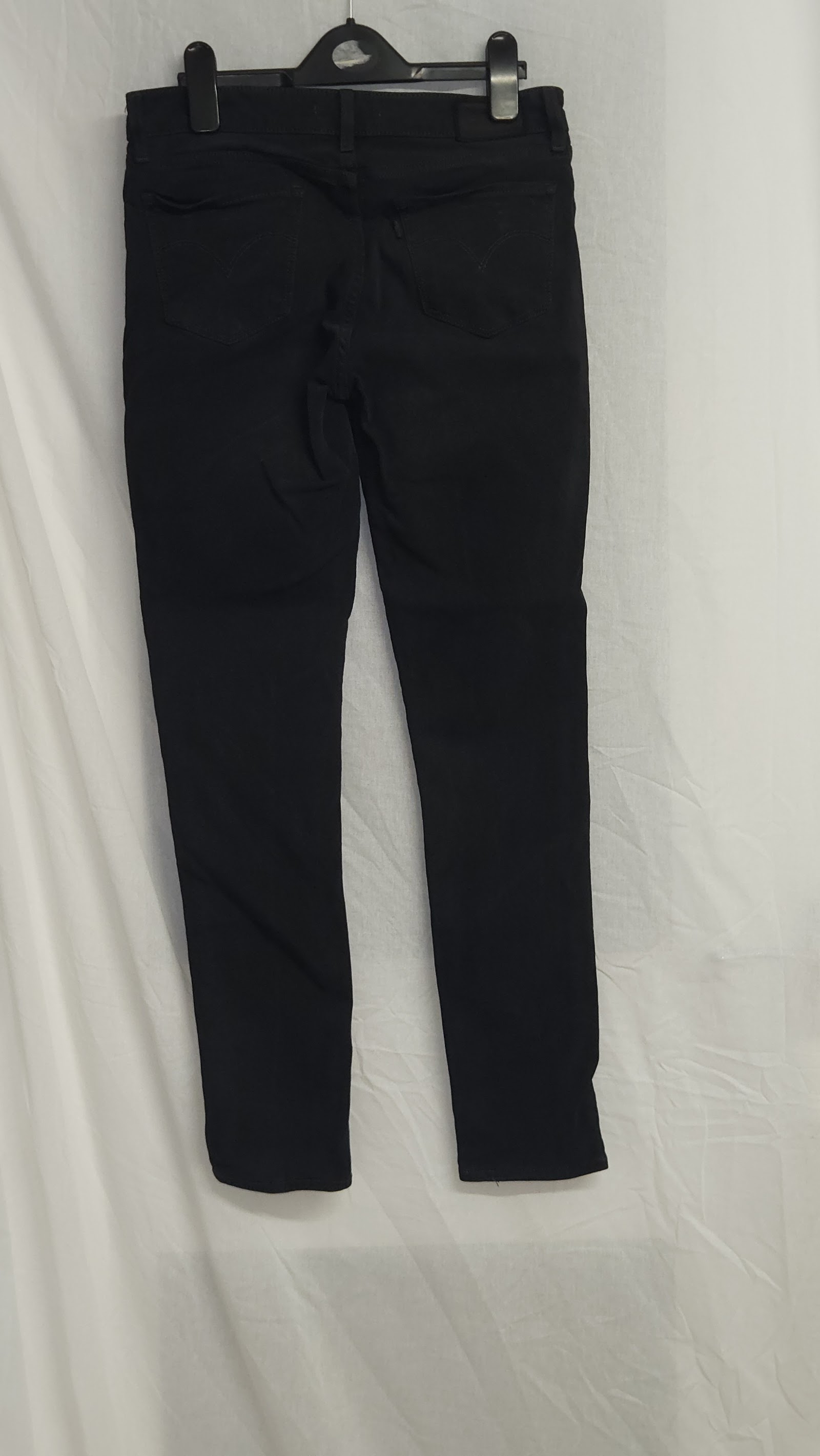 Levi's 711 Skinny Washed Black Jeans, W26 L30 (labelled), photo 2