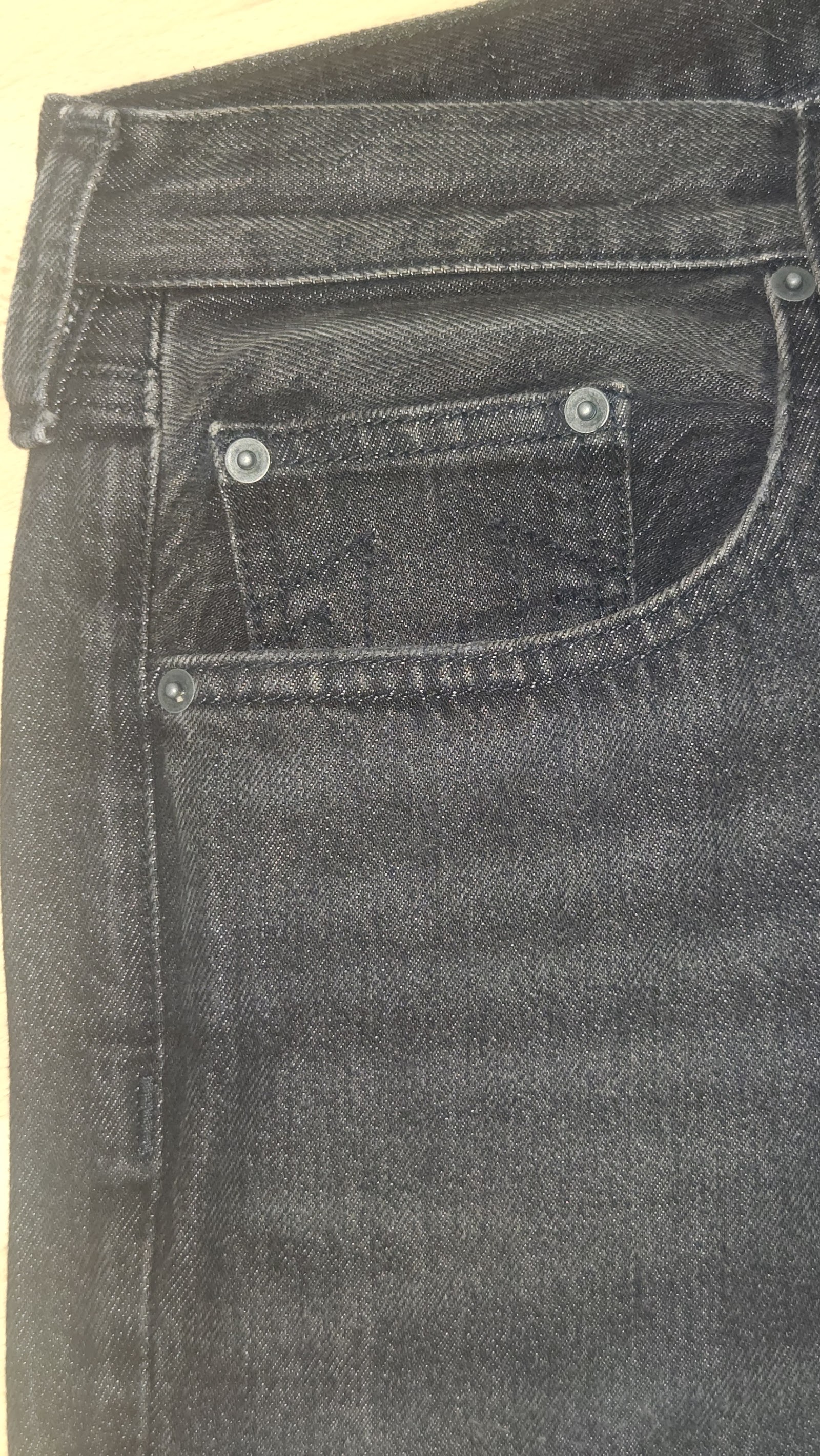 True Religion Ricky Washed Black Straight Jeans, W32, photo 3