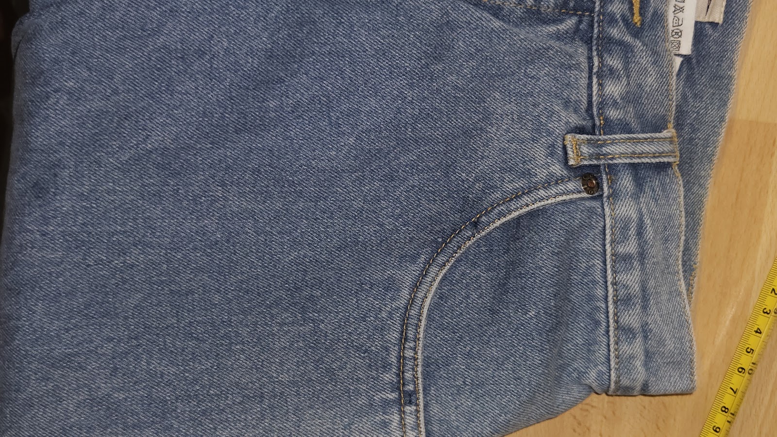 Unbranded Light Blue Loose Leg Cotton Jeans, 22 (labelled; system unspecified), photo 6