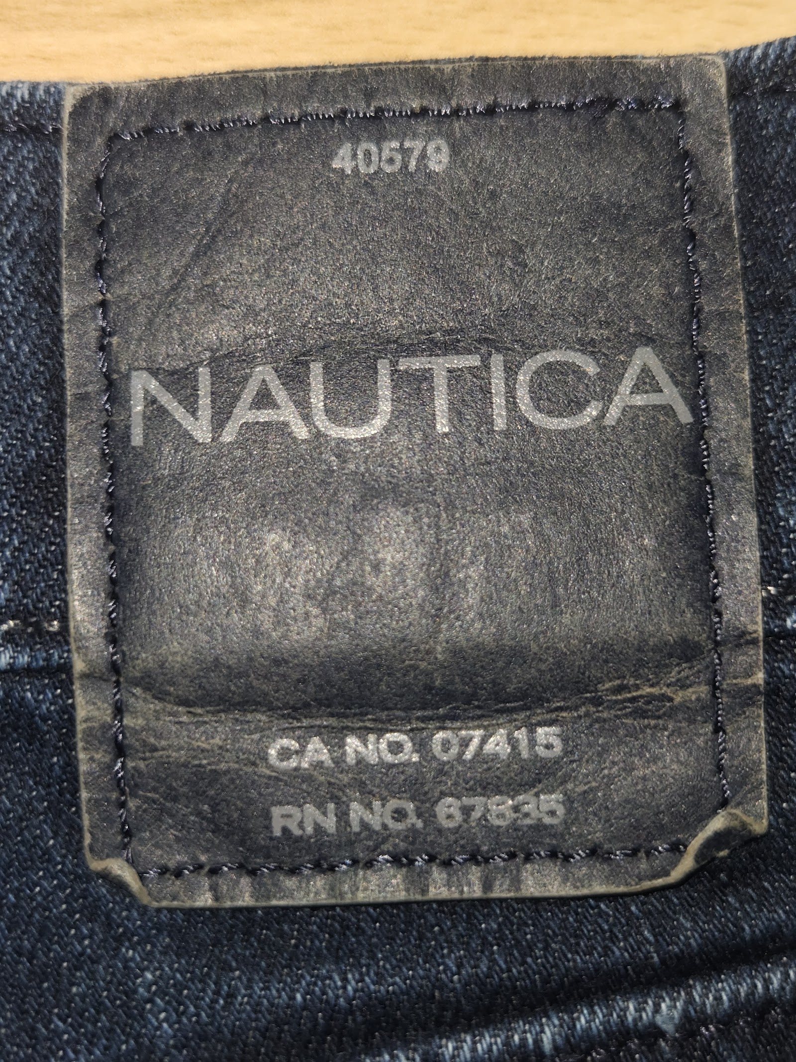 Genuine Nautica Dark-blue straight-fit stretch jeans, W33 L30, photo 6