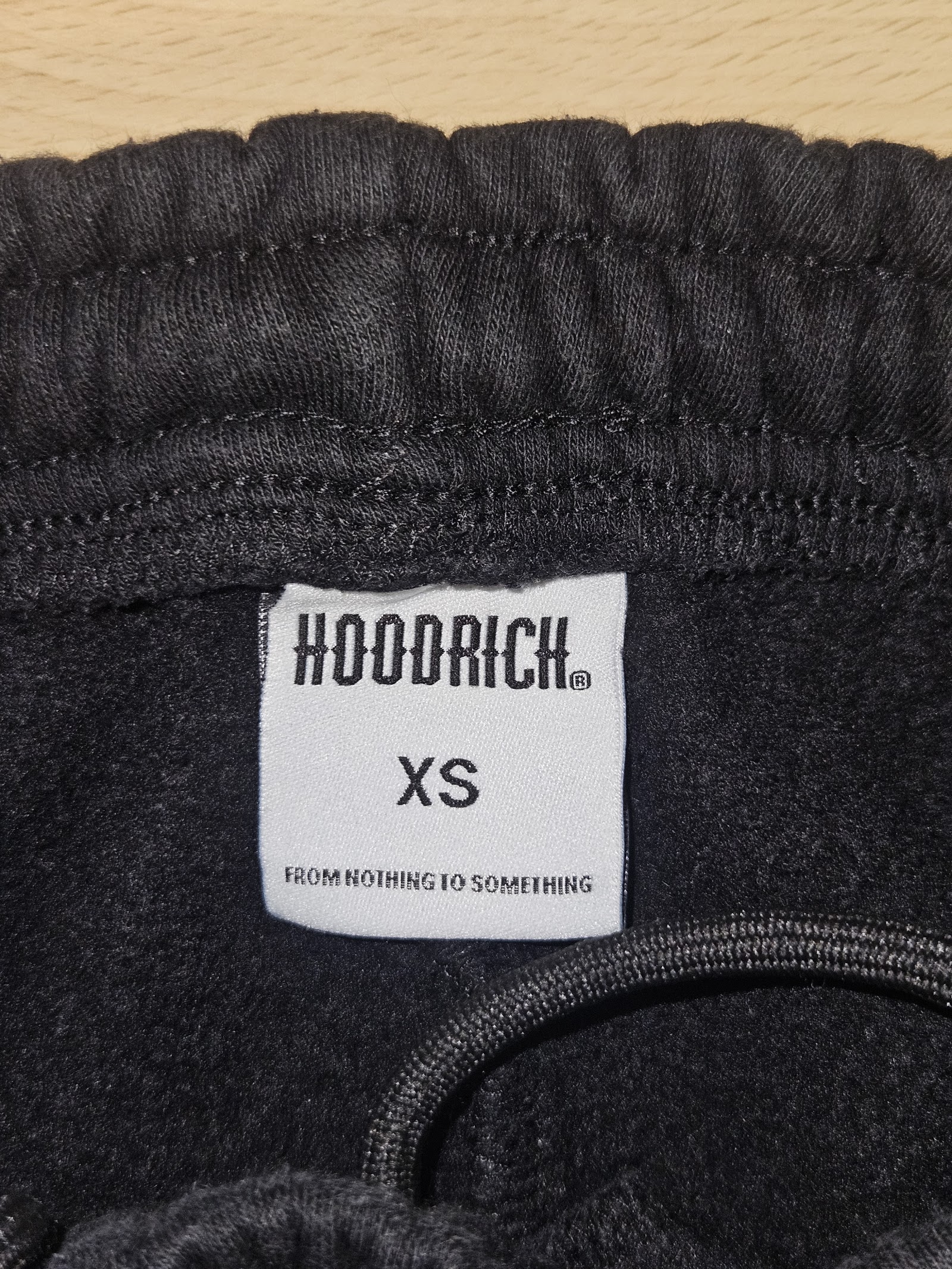 Genuine Hoodrich Black embroidered-logo cargo cuffed joggers, XS, photo 5