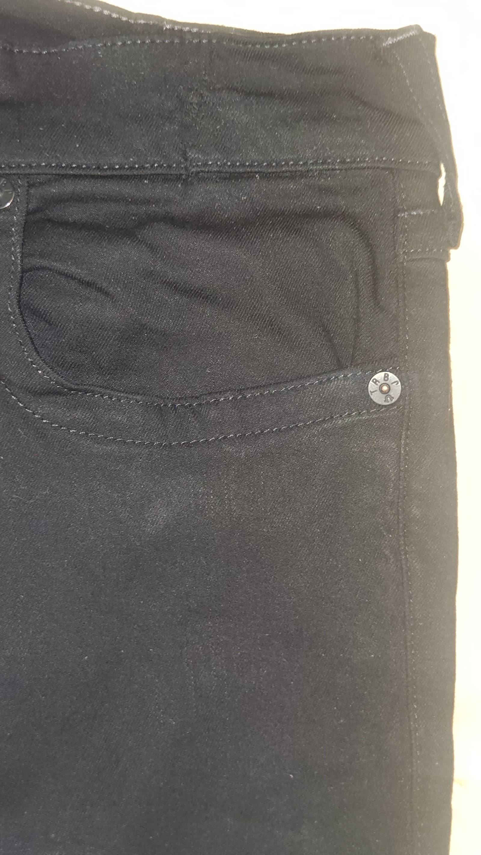 True Religion Ricky Black Flap Pocket Relaxed Straight Jeans, W36, photo 10
